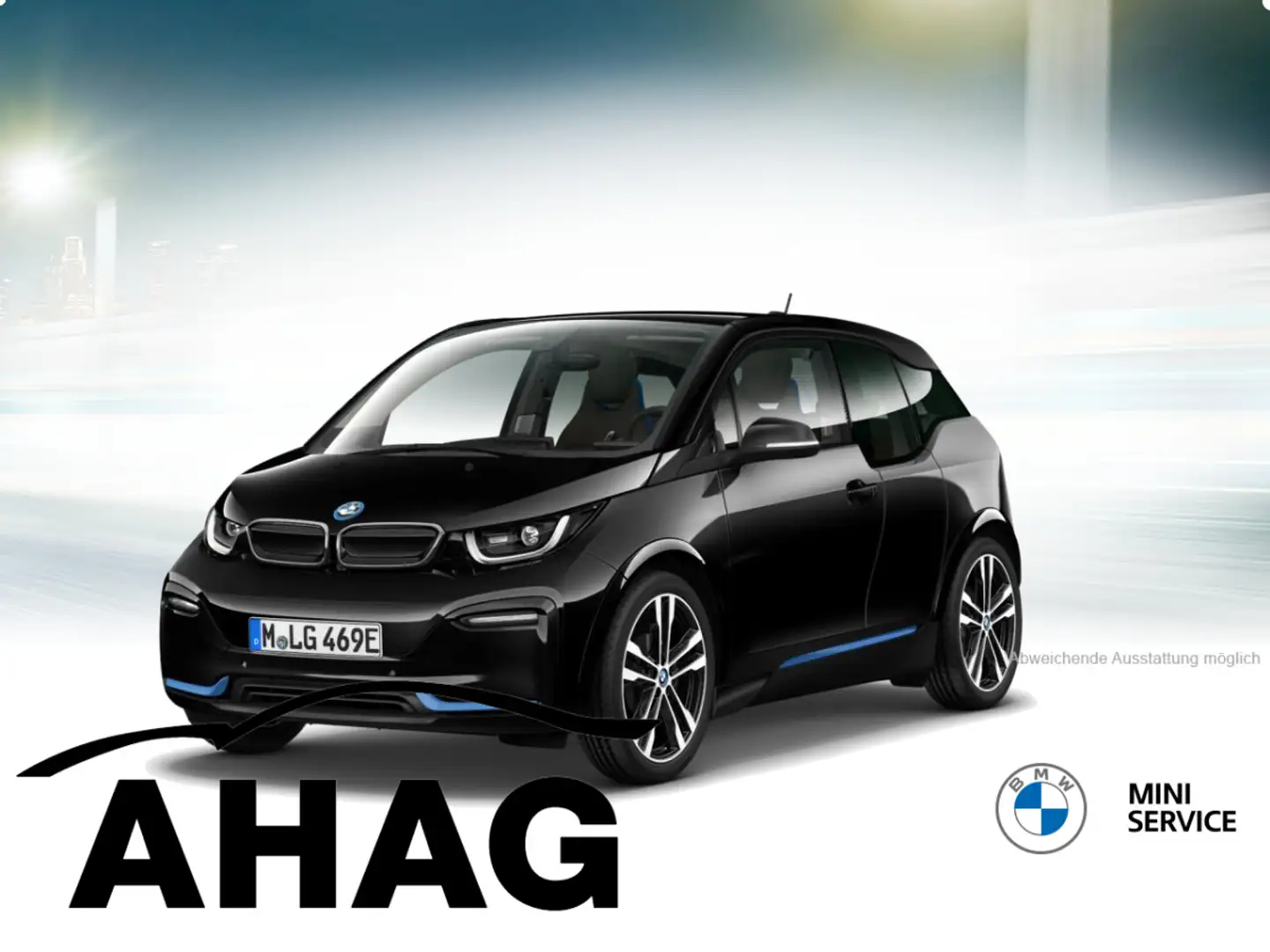 BMW i3 s (120 Ah), 135kW Navi Bluetooth PDC MP3 Schn. Kli Schwarz - 1