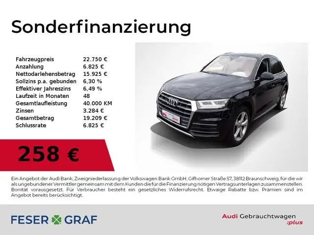 2017 Audi Q5 in Black for sale