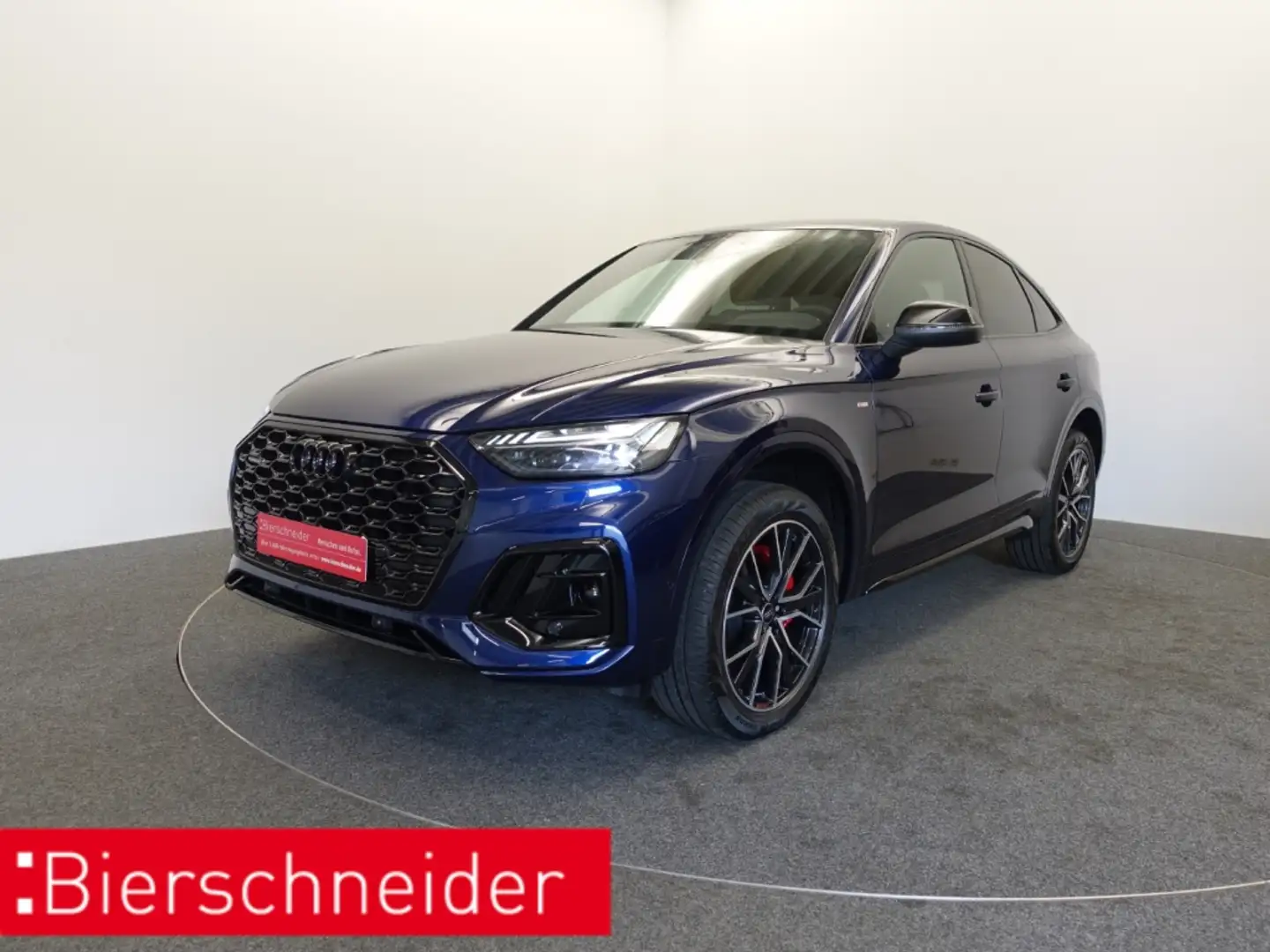 Audi Q5 Sportback 40 TDI quattro S tronic line sport PANO Bleu - 1
