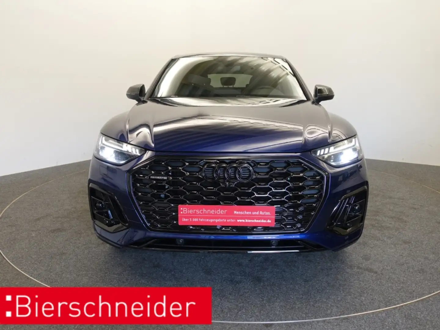 Audi Q5 Sportback 40 TDI quattro S tronic line sport PANO Bleu - 2
