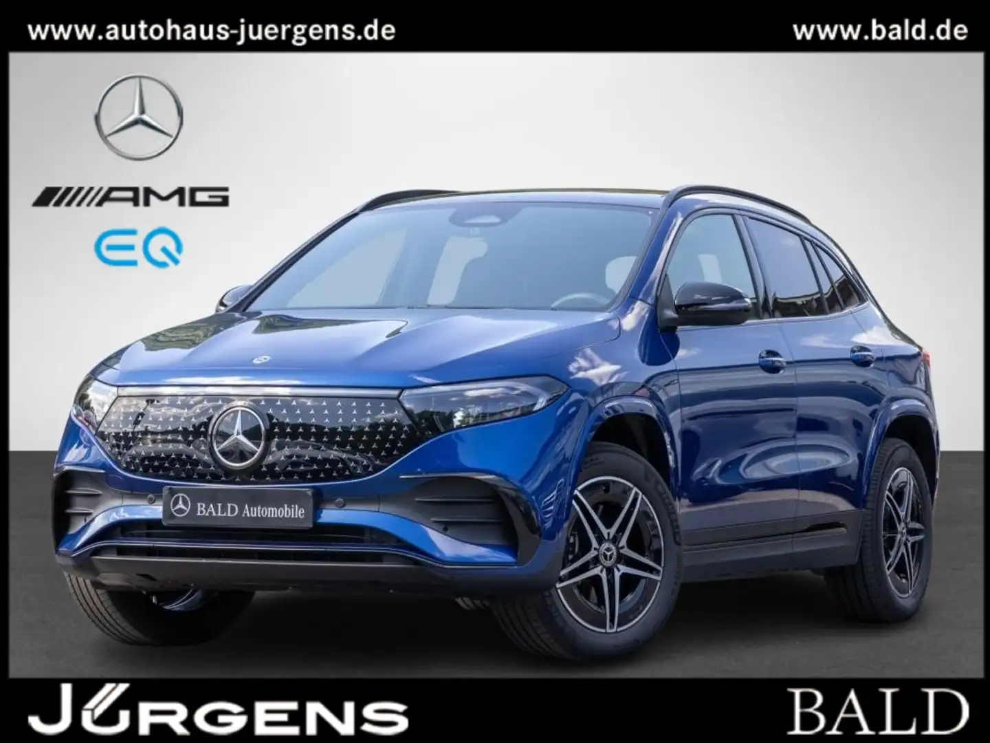 Mercedes-Benz EQA 300 4M AMG-Sport/LED/Cam/Pano/Night/Totw/18" Albastru - 2