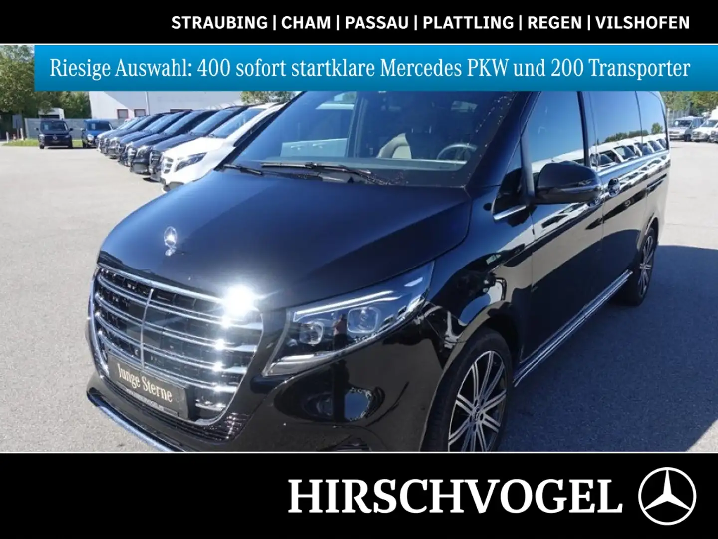 Mercedes-Benz V 300 d Exclusive 4M 7-Sitzer Memory+Distronic Schwarz - 1