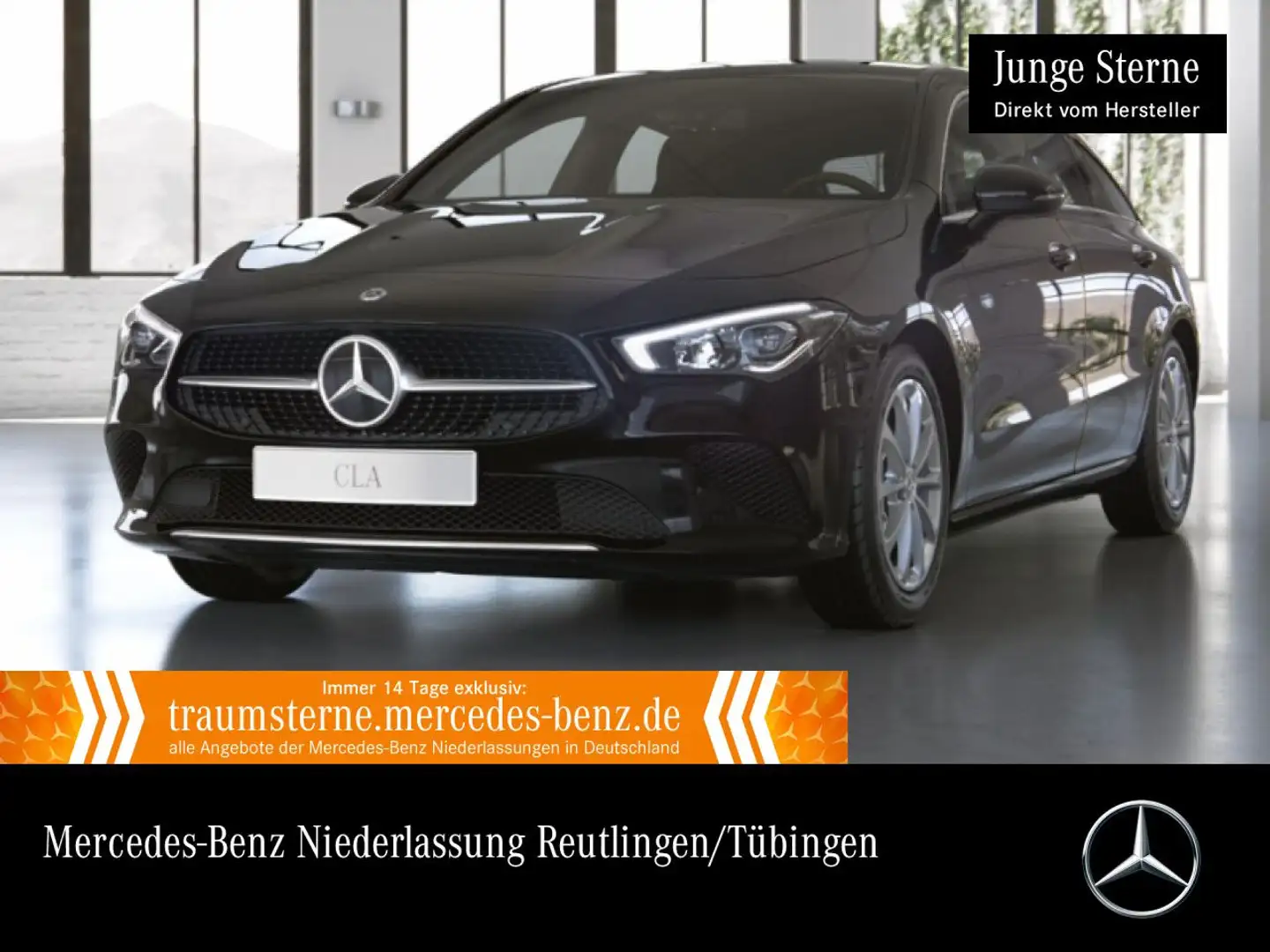 Mercedes-Benz CLA 180 PROGRESSIVE+LED+7G Zwart - 1