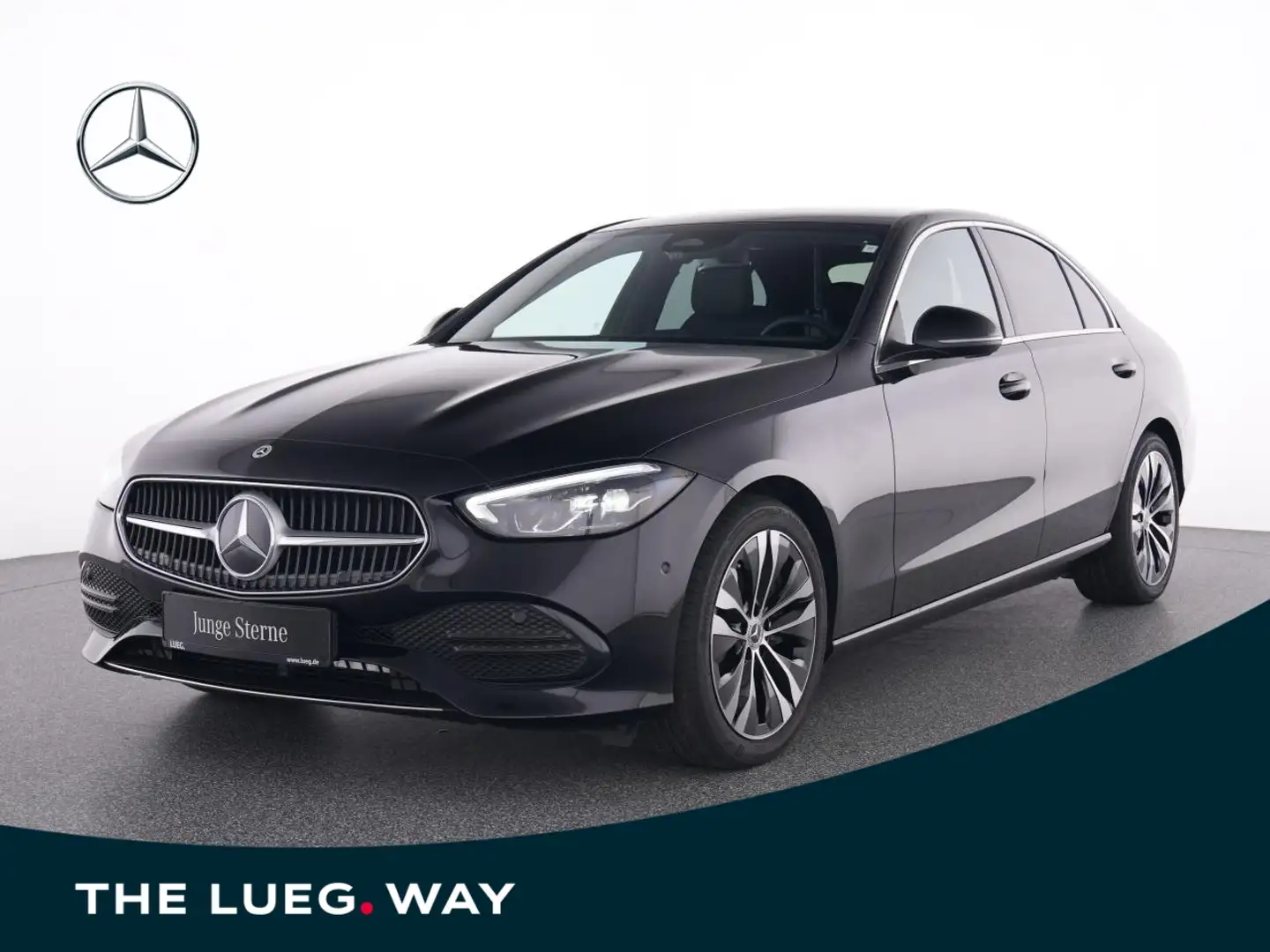 Mercedes-Benz C 200 Avantgarde+MBUXPrem+LED-HP+SD+AHK+Mem+RFK+ Schwarz - 1