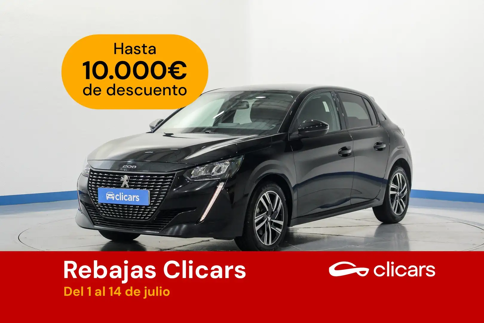 Peugeot 208 1.2 Puretech S&S Allure 100 Negro - 1