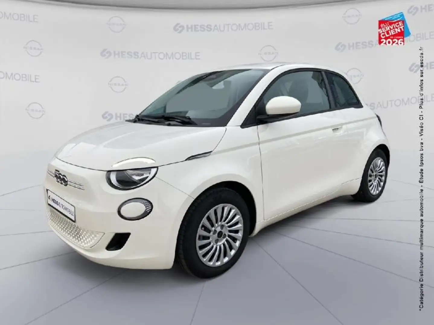 Fiat 500e e 95ch Action Blanc - 1