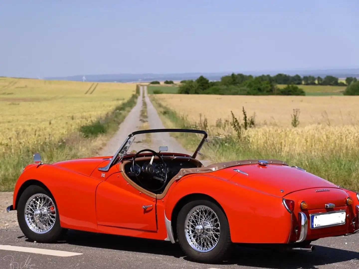 Triumph TR3 Tr3a Red - 2