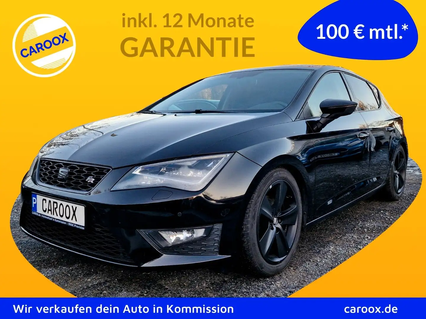 SEAT Leon 2.0 TDI FR NAVI Schwarz - 1
