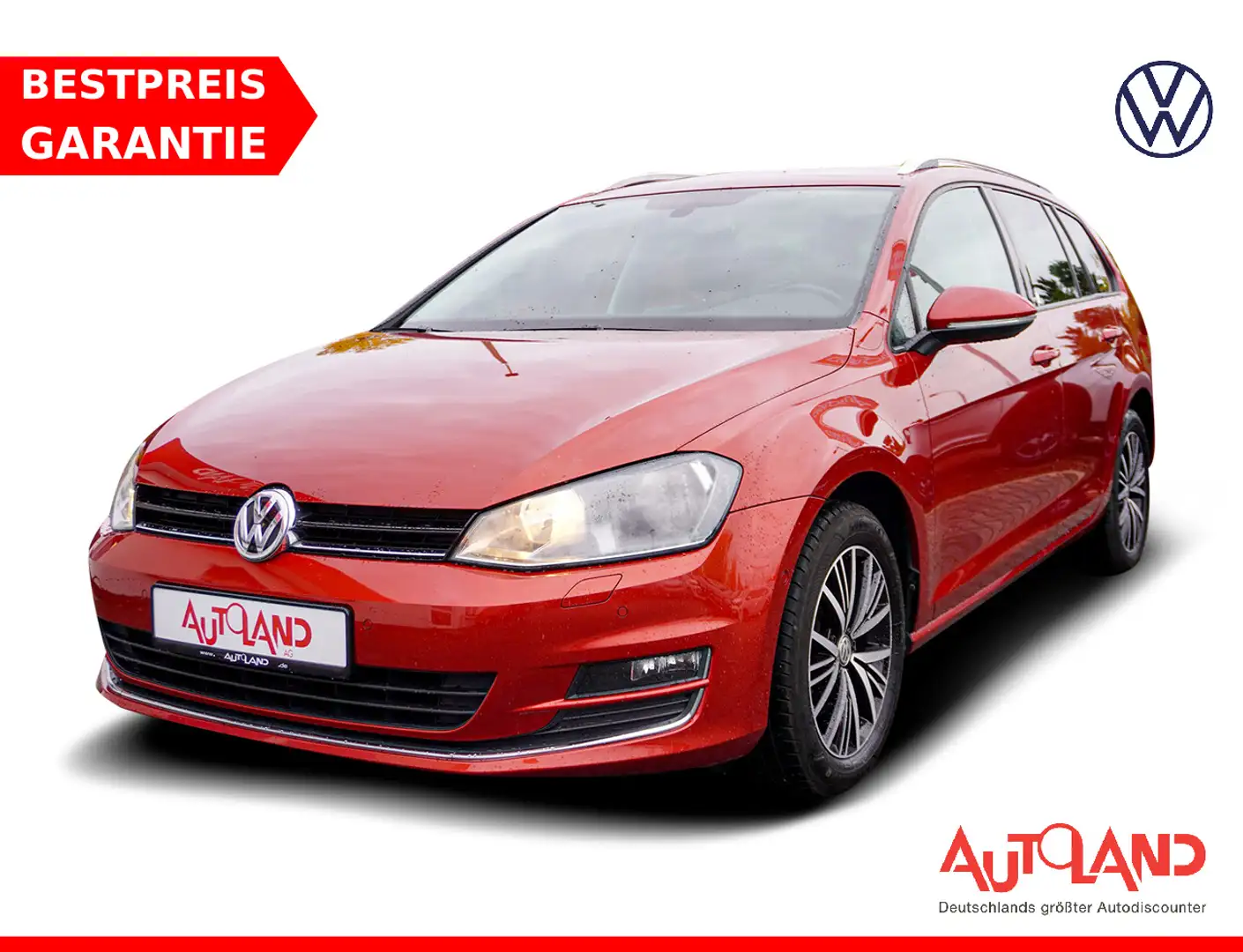 Volkswagen Golf VII Variant 1.4 TSI DSG Allstar Navi Kamera Rot - 1