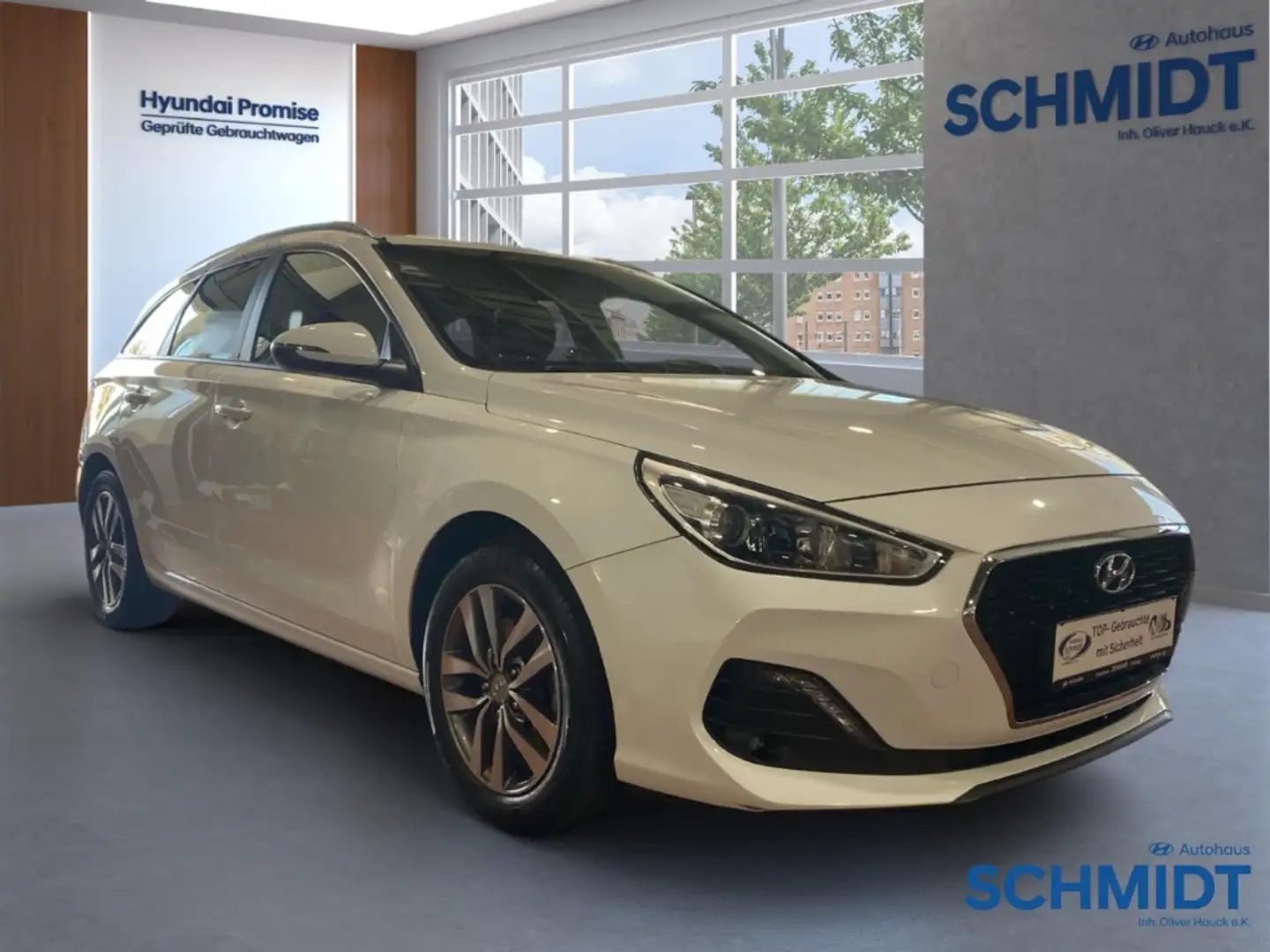 Hyundai i30 cw Trend AHK Apple CarPlay Android Auto Fahrerprof Blanc - 2