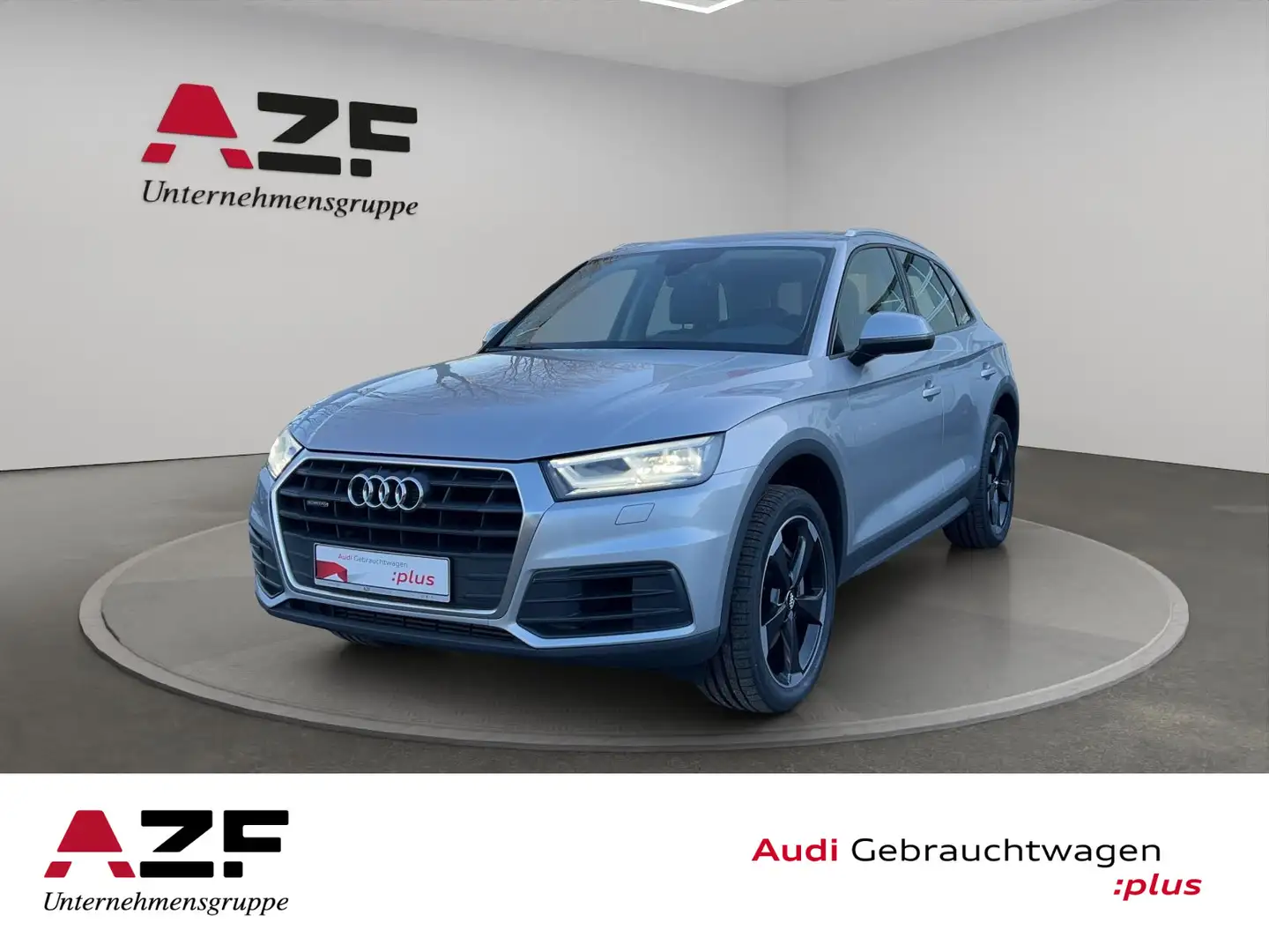Audi Q5 45 TDI qu. Tip. AHK+NAVI+MATRIX-LED+SPORTSITZ Argent - 1