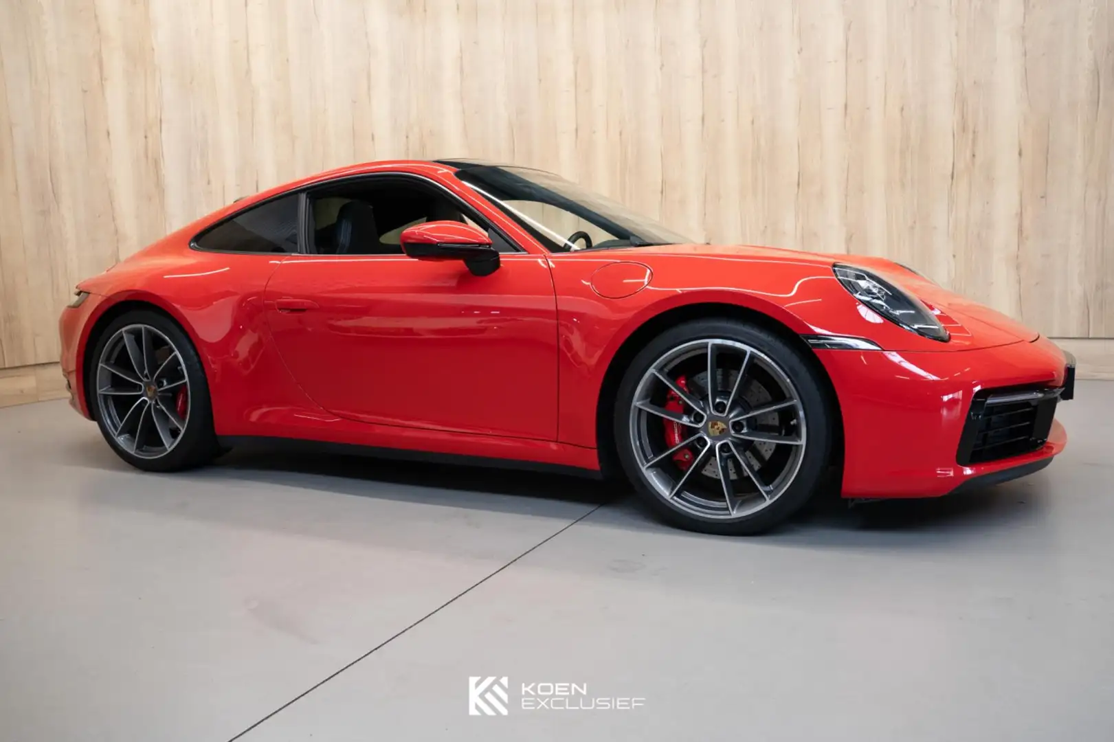 Porsche 992 992 3.0 Carrera S (2019,NL) 1e lak, Sport Chrono, Rojo - 2