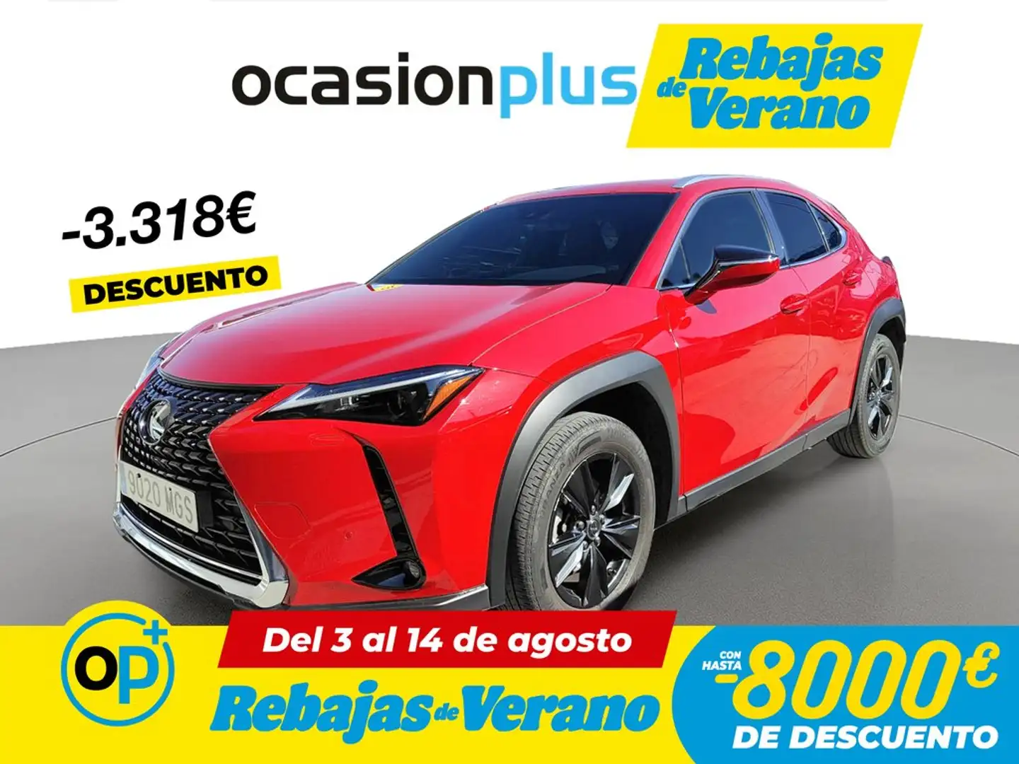 Lexus UX 250h Premium 2WD Rojo - 1