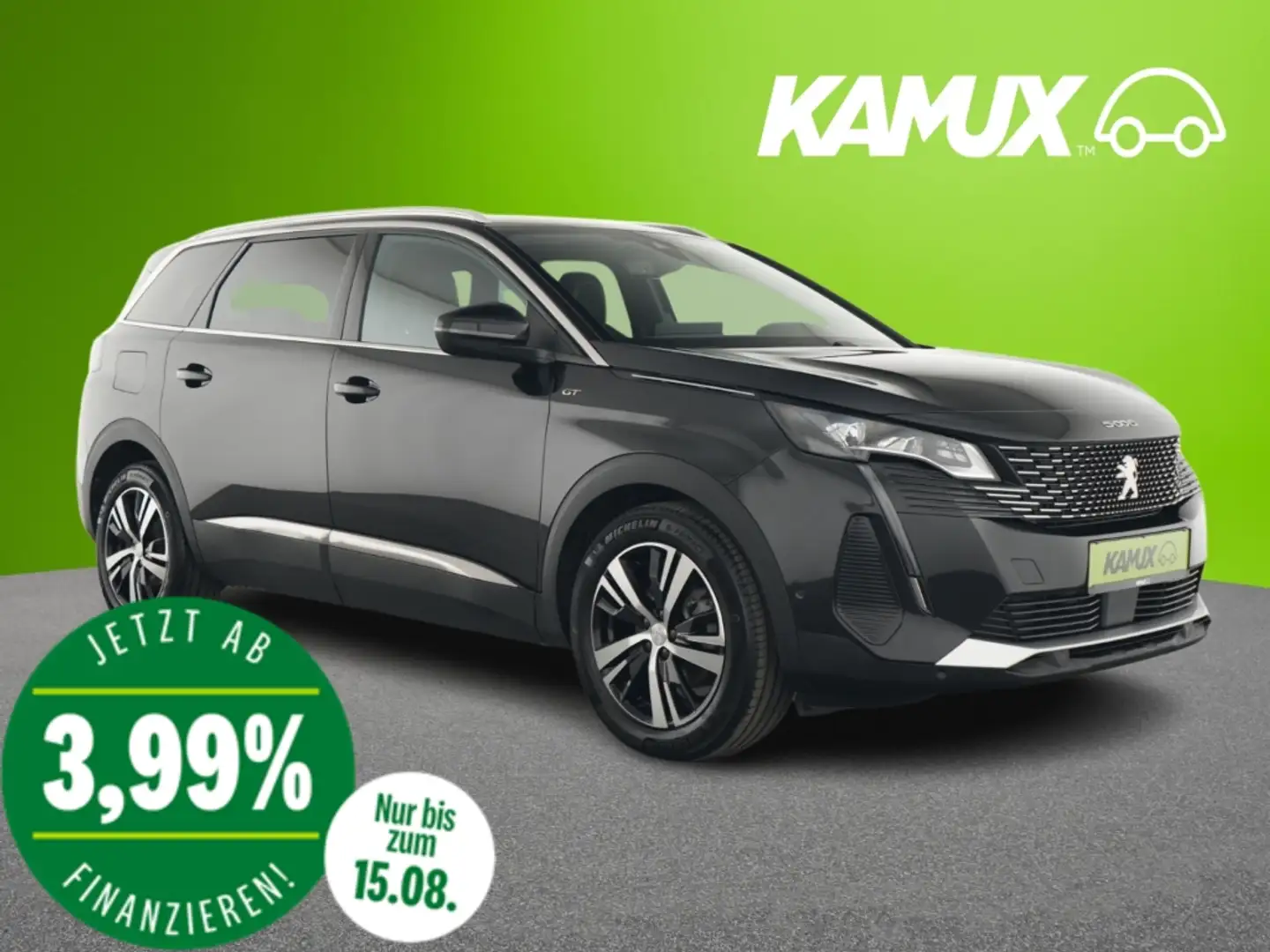 Peugeot 5008 1.5BHDi Aut.GT+LED+NAVI+VIRTUAL+PDC Czarny - 1