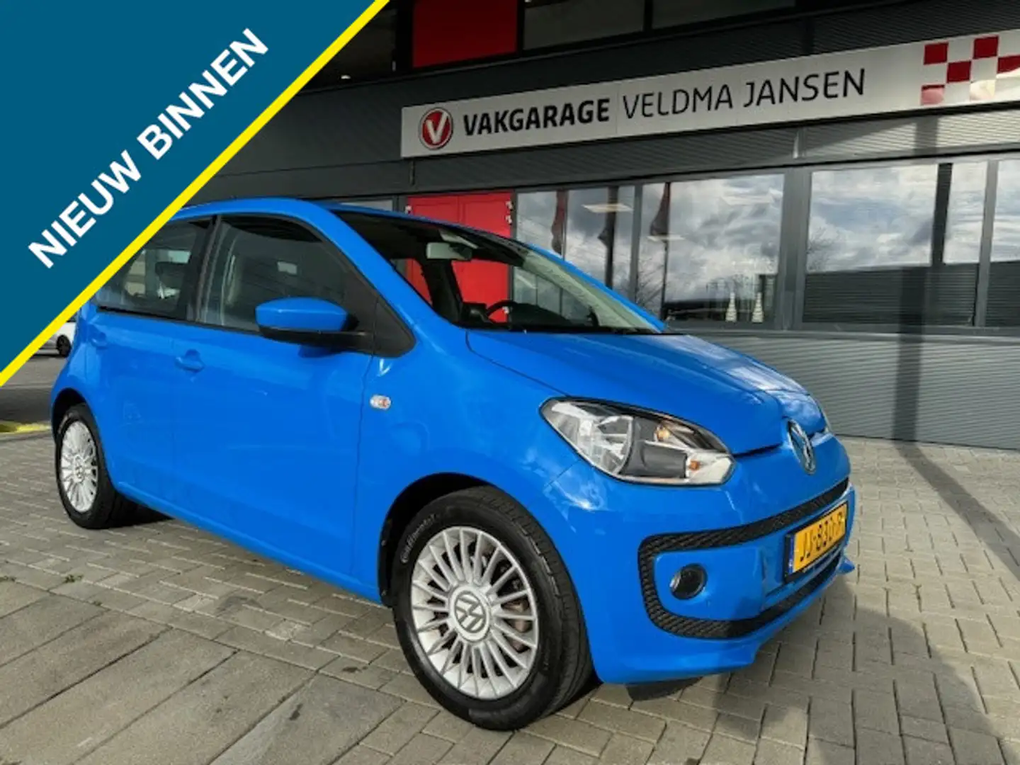 Volkswagen up! 1.0 HIGH UP! BLUEMOTION 5-DRS. + NAVI/AIRCO/CRUISE Blauw - 1
