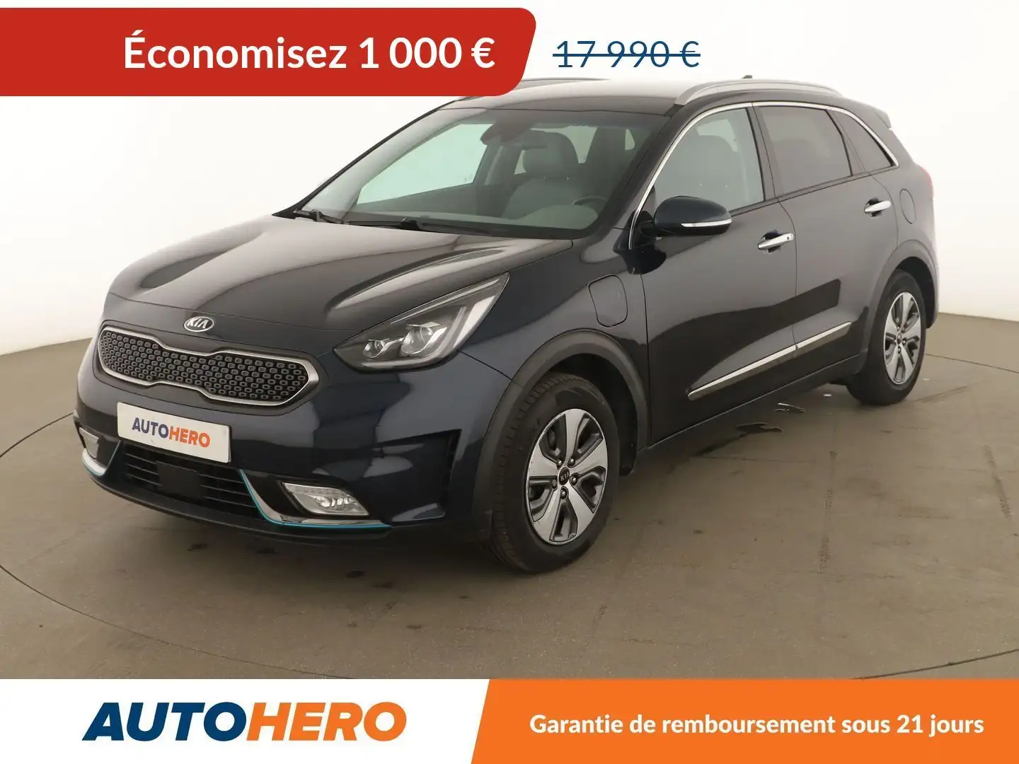 Kia Niro 1.6 GDi Plug-In Hybrid Premium DCT6 Bleu - 1