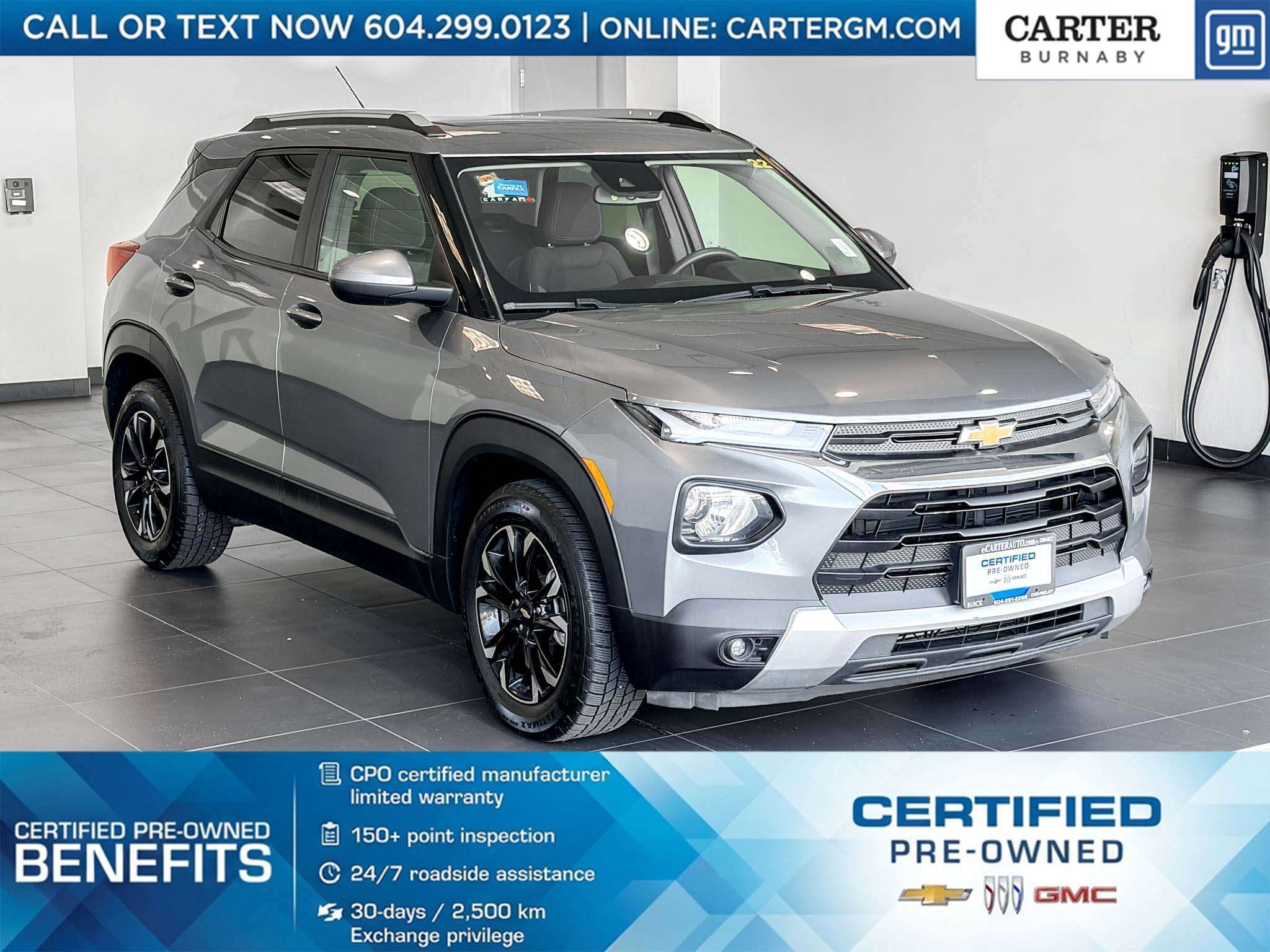 Gray 2022 Chevrolet Trailblazer SUV / Crossover Front-Wheel Drive Automatic