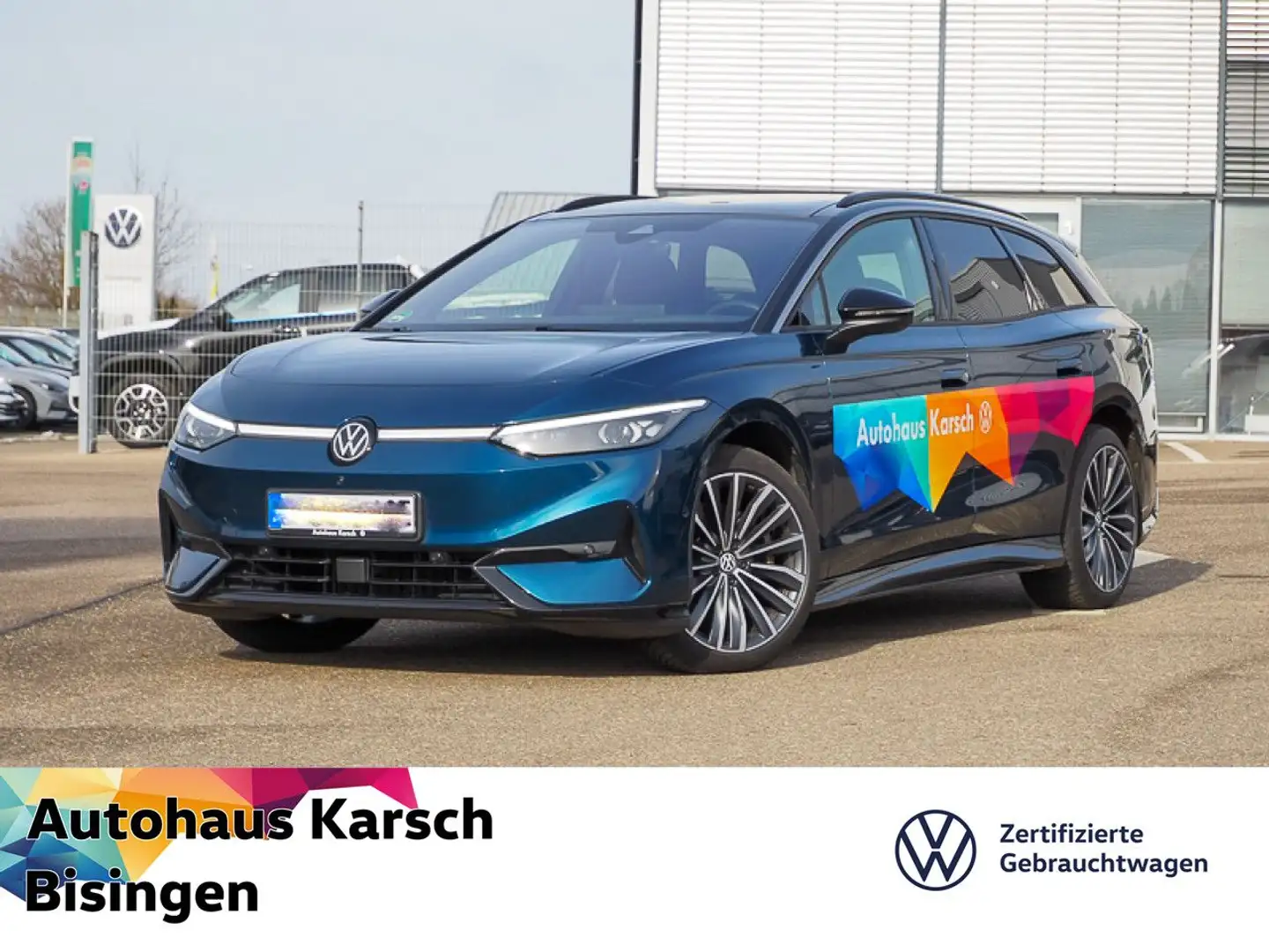 Volkswagen ID.7 Tourer Pro 210 kW AHK, IQ.DRIVE, Car2X Navi Blau - 1