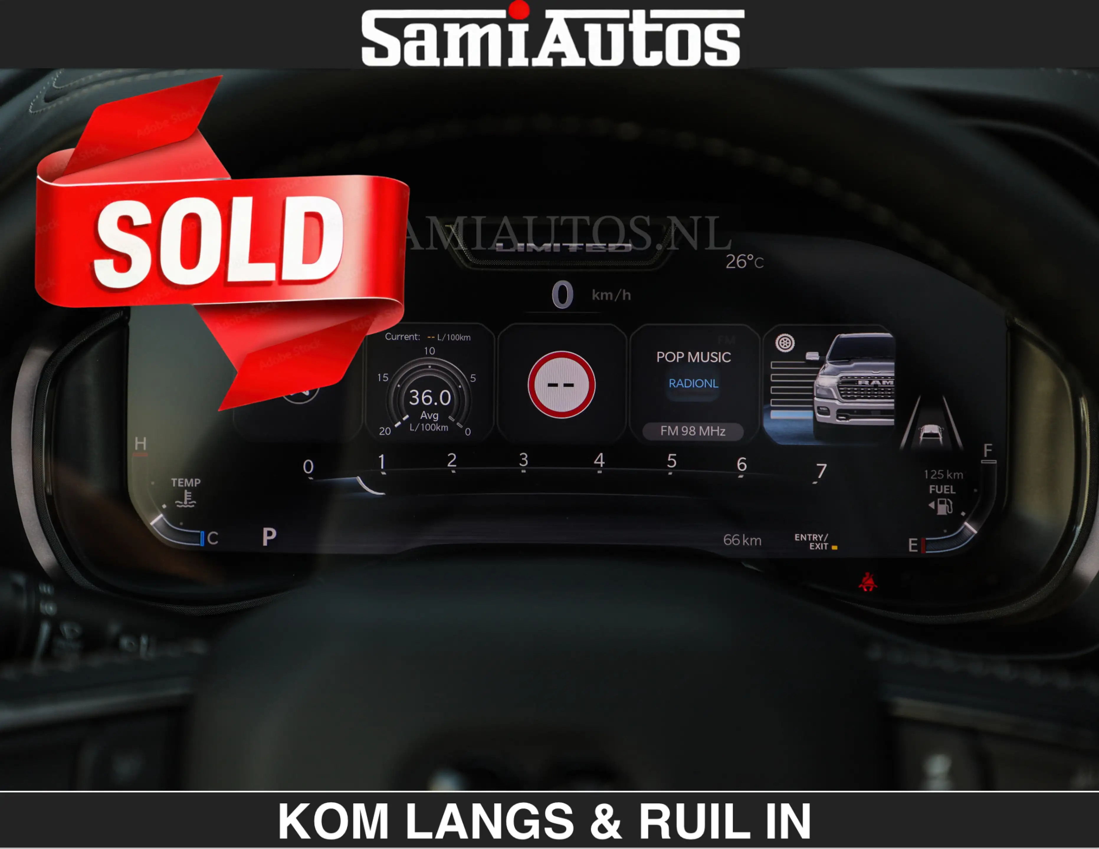 Dodge RAM Limited Night H.O 540HP 706Nm | € 84.950 excl | Ma — photo 37