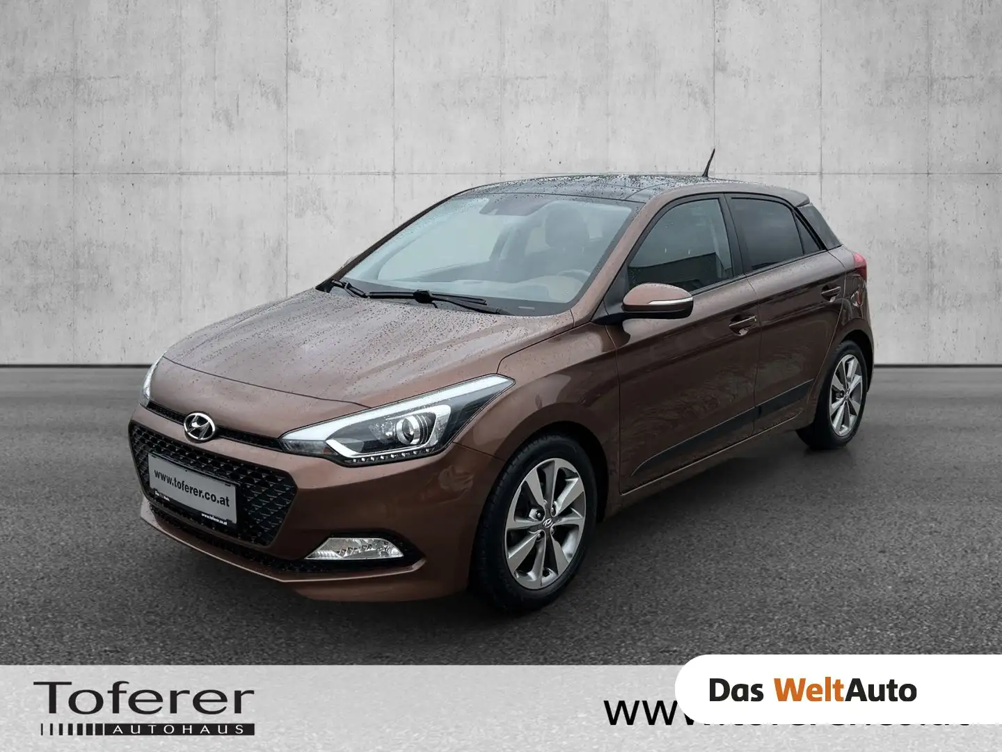 Hyundai i20 1,25 Premium Start/Stopp Automatik Braun - 1