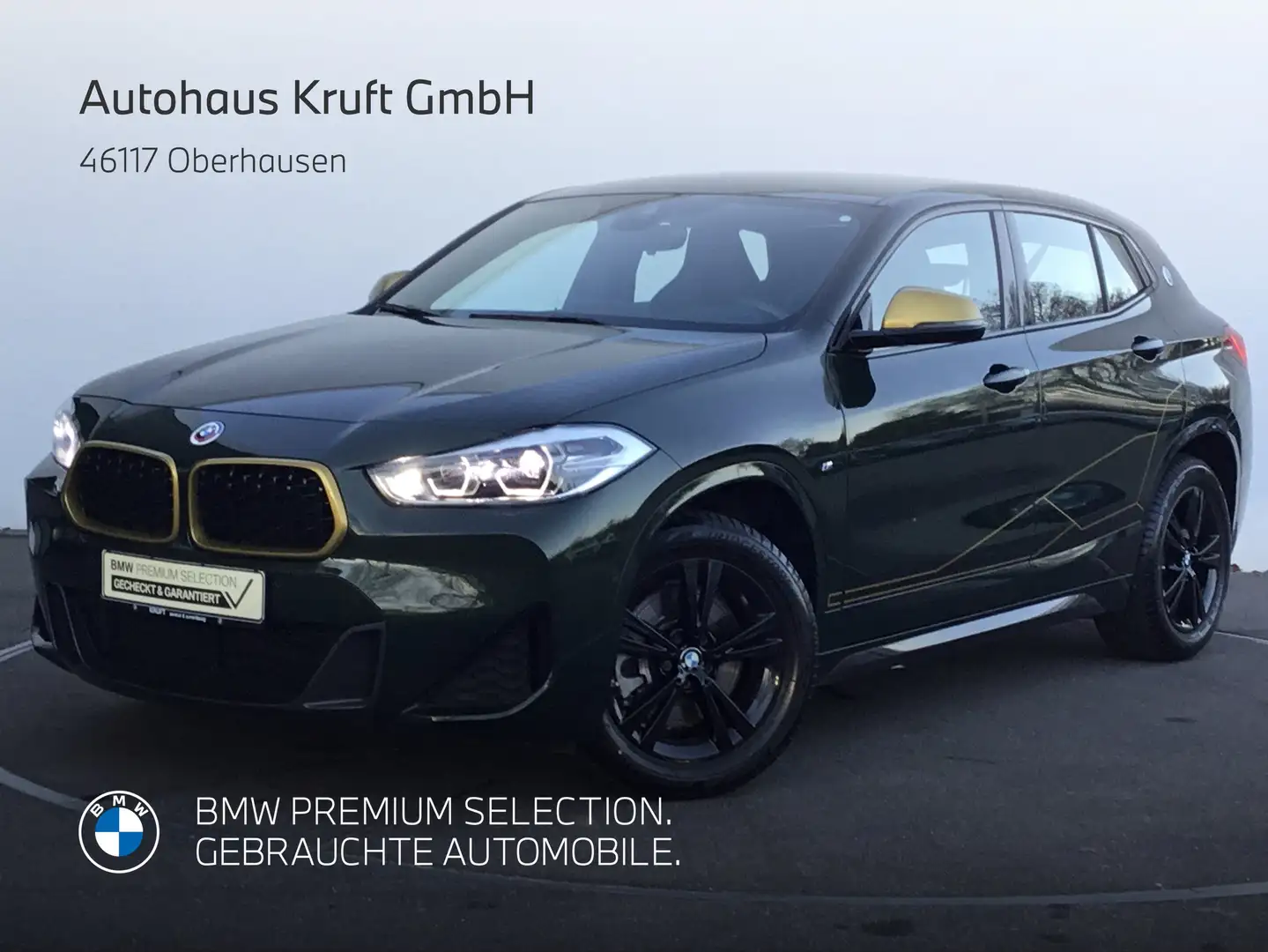 BMW X2 xDrive20d GOLDPLAY+NAV PLUS+HUD+PA+LED+KAMERA Grün - 2