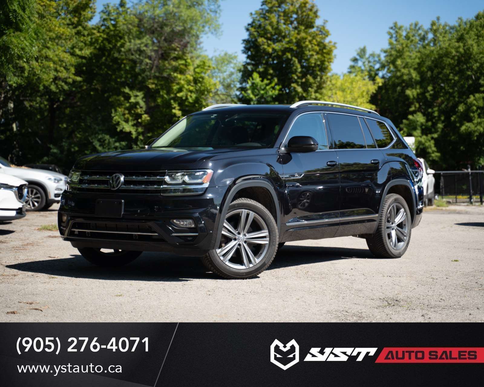 Black 2019 Volkswagen Atlas SUV / Crossover  Automatic