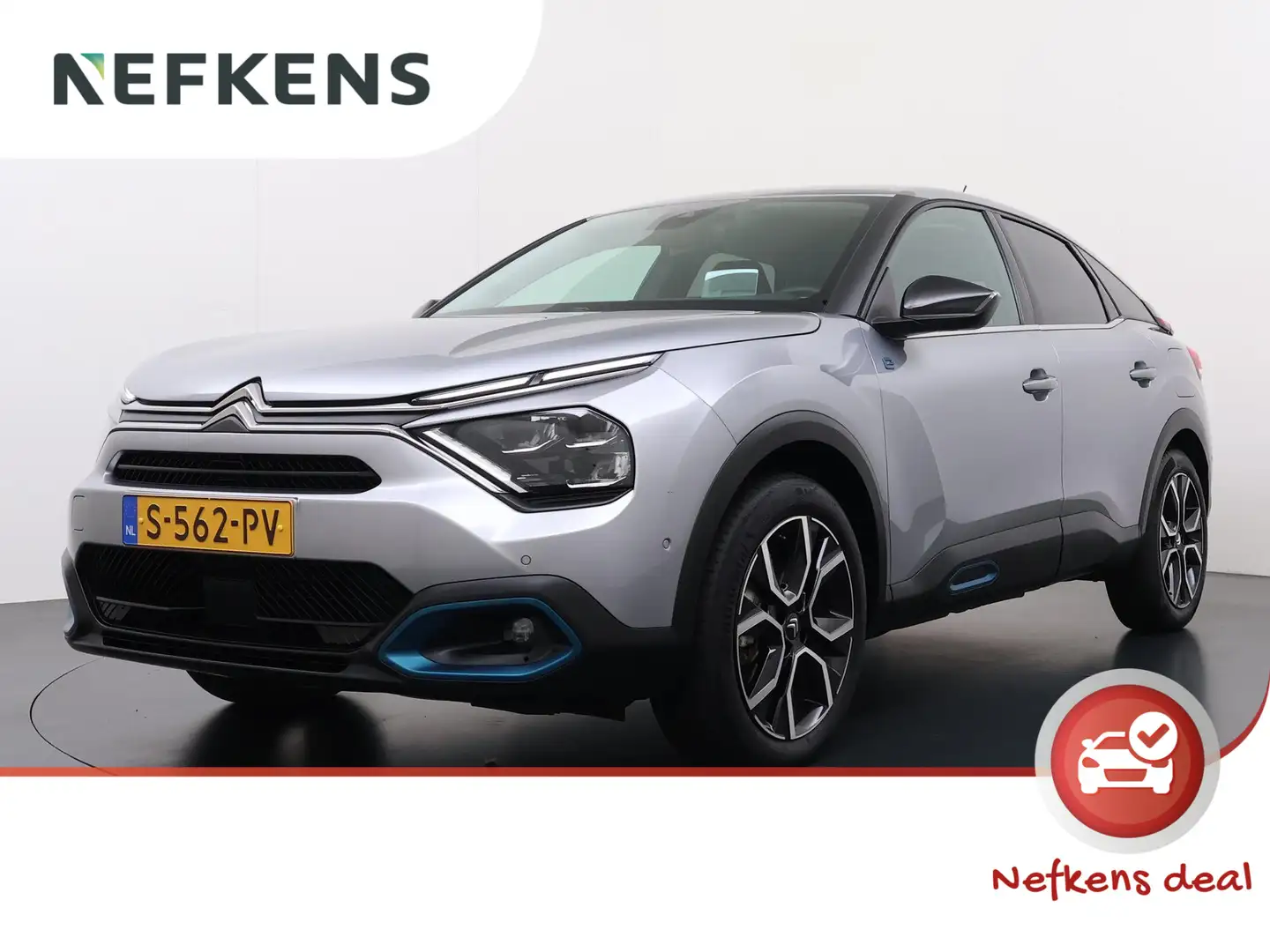 Citroen E-C4 Electric Shine 50kWh | 1ste eigenaar | 3 FASE | ACCU 96% | Grijs - 1