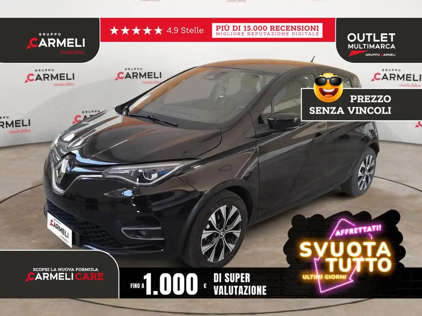 Renault ZOE Zen R135 my20 -BATTERIA DI PROPRIETÁ Nero - 1