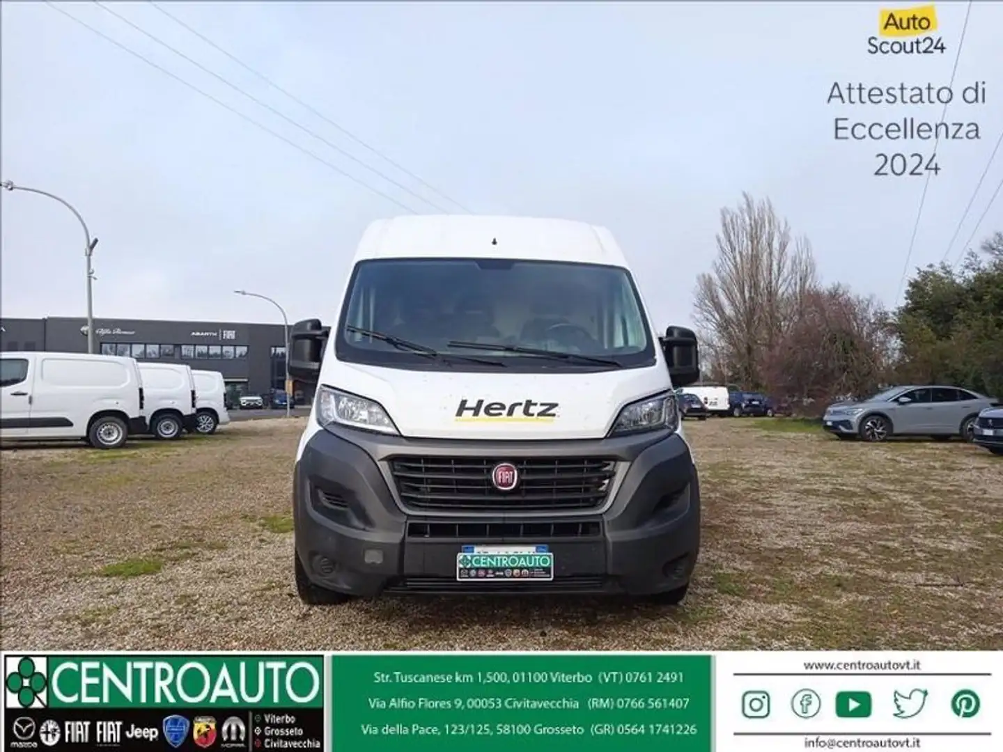 Fiat Ducato 35 LH2 2.3 mjt 140cv E6d-temp Bianco - 2