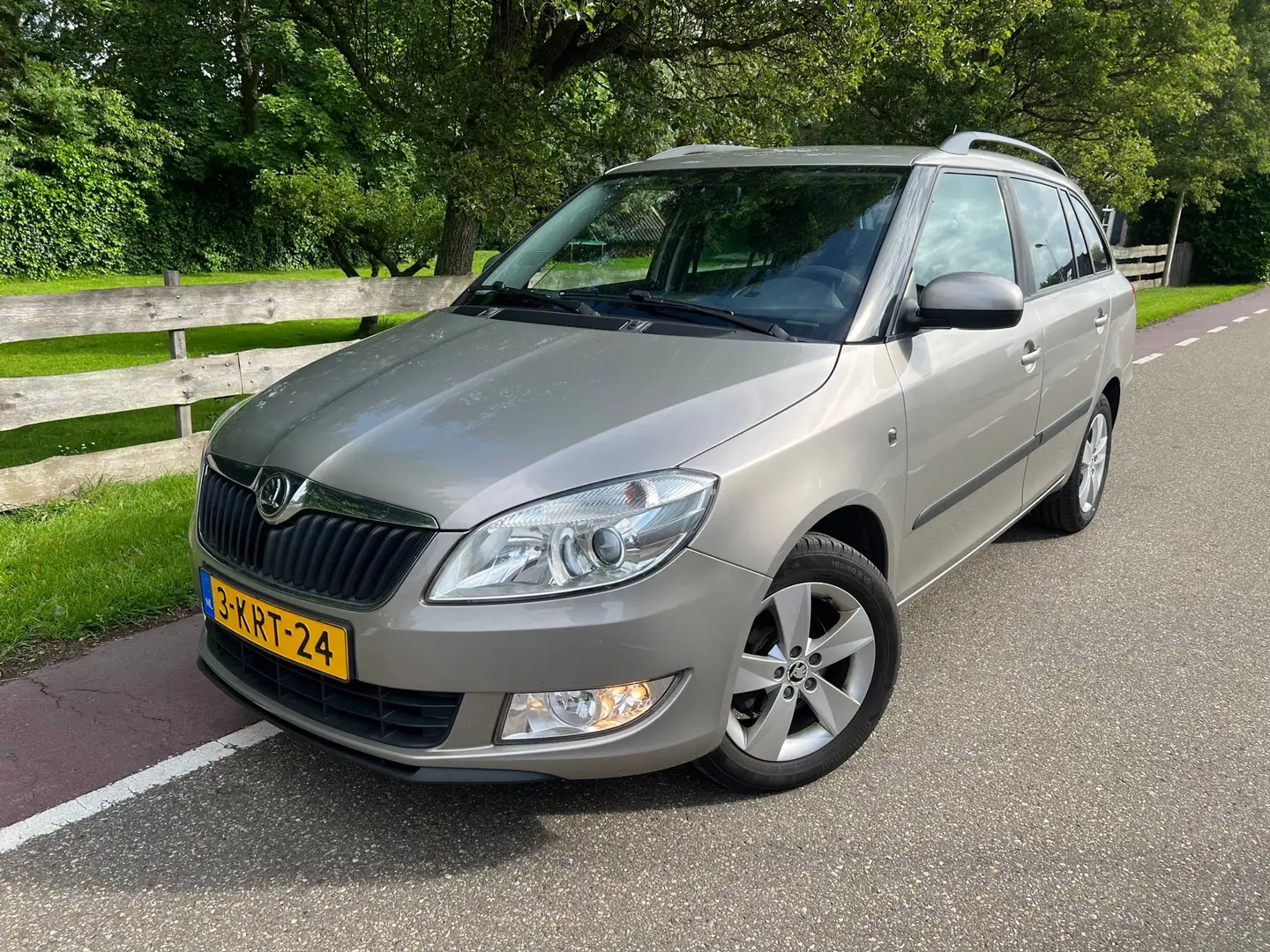 Skoda Fabia Combi 1.2 TSI Fresh Clima, Trekhaak Beige - 1