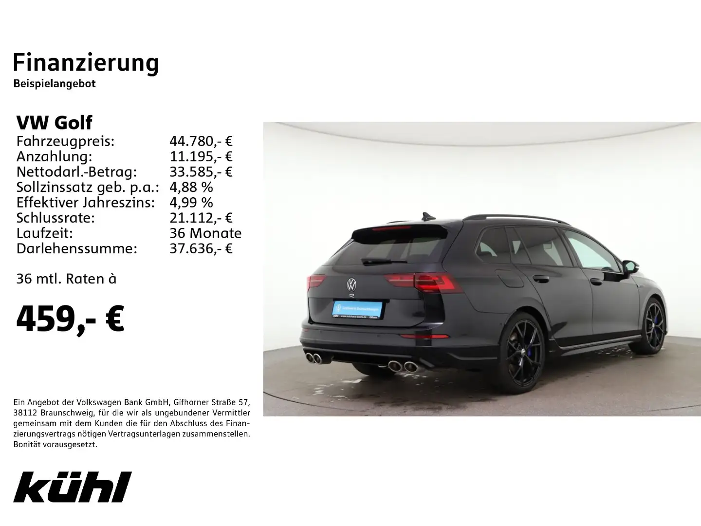 Volkswagen Golf Variant Golf 8 VIII Variant R 2.0 TSI 4M DSG IQ.Light DC Schwarz - 2