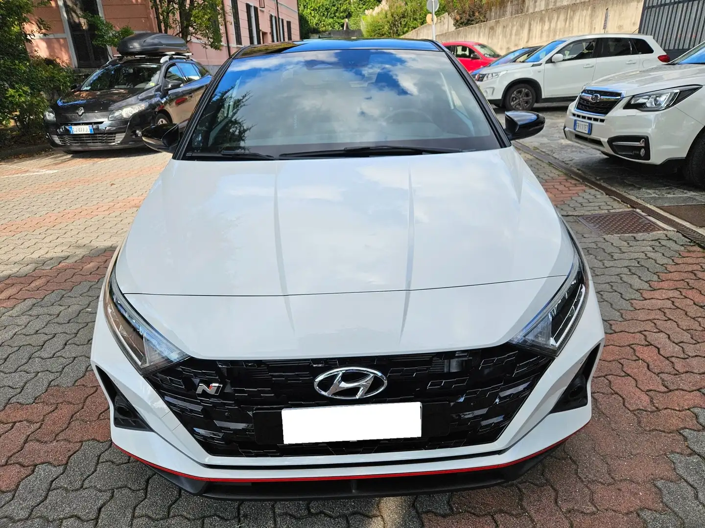 Hyundai i20 1.6 t-gdi N PERFORMANCE+TECHNO PACK-TETTO NERO Bianco - 2