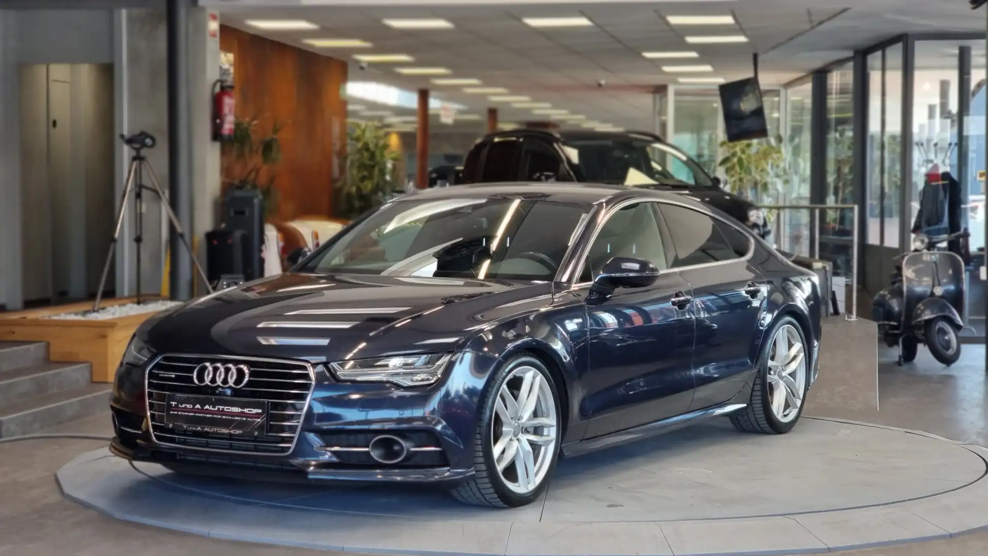 Audi A7 3,0 TDI S-Line quattro S-tronic *Kamera*Navi*BOSE* Blau - 2