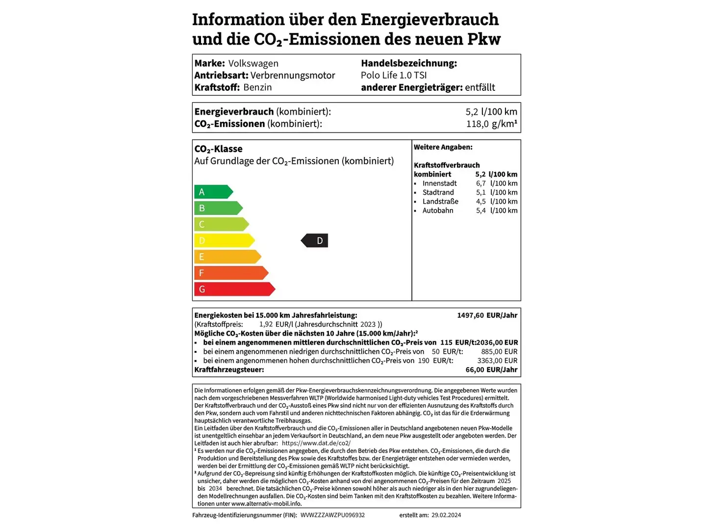 Volkswagen Polo Life 1.0 TSI LED Dig.Cockp. App-Connect PDC Sitzh. Gris - 2