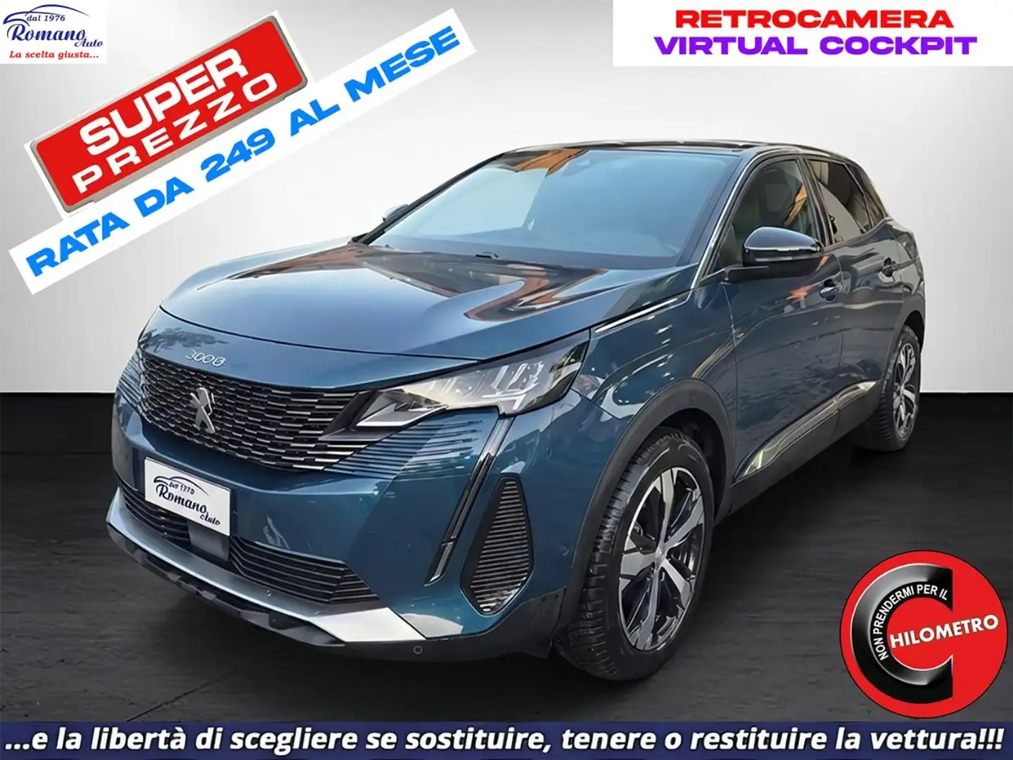 Peugeot 3008 1.5 bluehdi Allure Pack 130cv eat8 Blau - 1