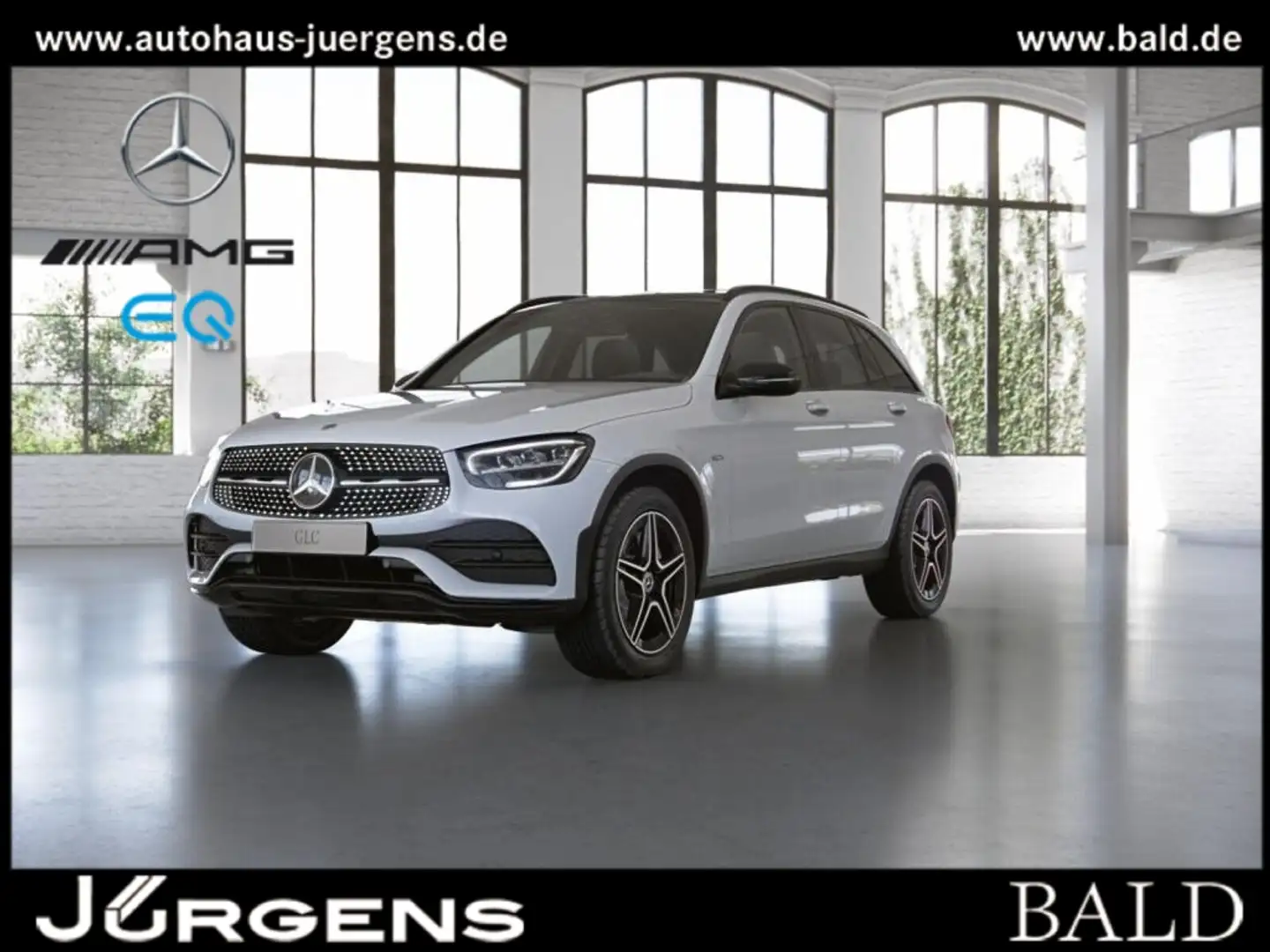 Mercedes-Benz GLC 300 de 4M AMG-Sport/Wide/Pano/Burm/HUD/Night Weiß - 1