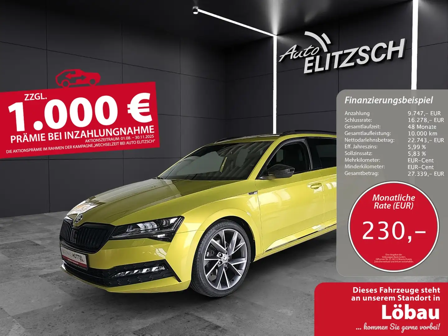 Skoda Superb Combi Sportline 2.0 TSI DSG AHZV DCC ACC ALCANT... Gold - 1