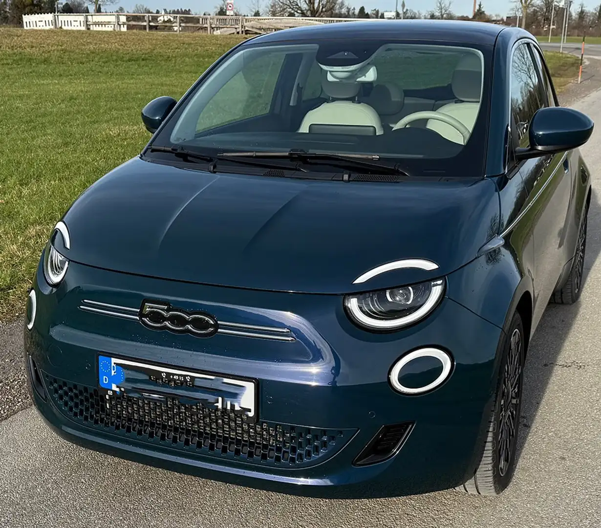 Fiat 500e 42kWh la Prima (by Bocelli) Keramik Vert - 2
