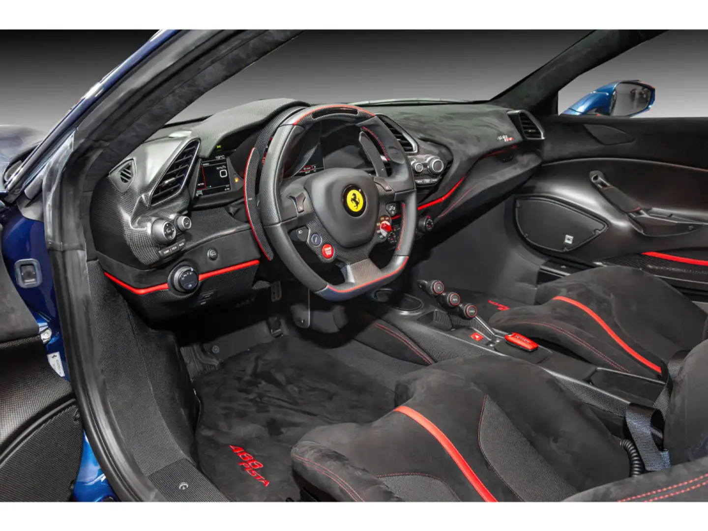 Ferrari 488 Pista PISTA MADE FOR DANY BOON 1 OF 1 Bleu - 2