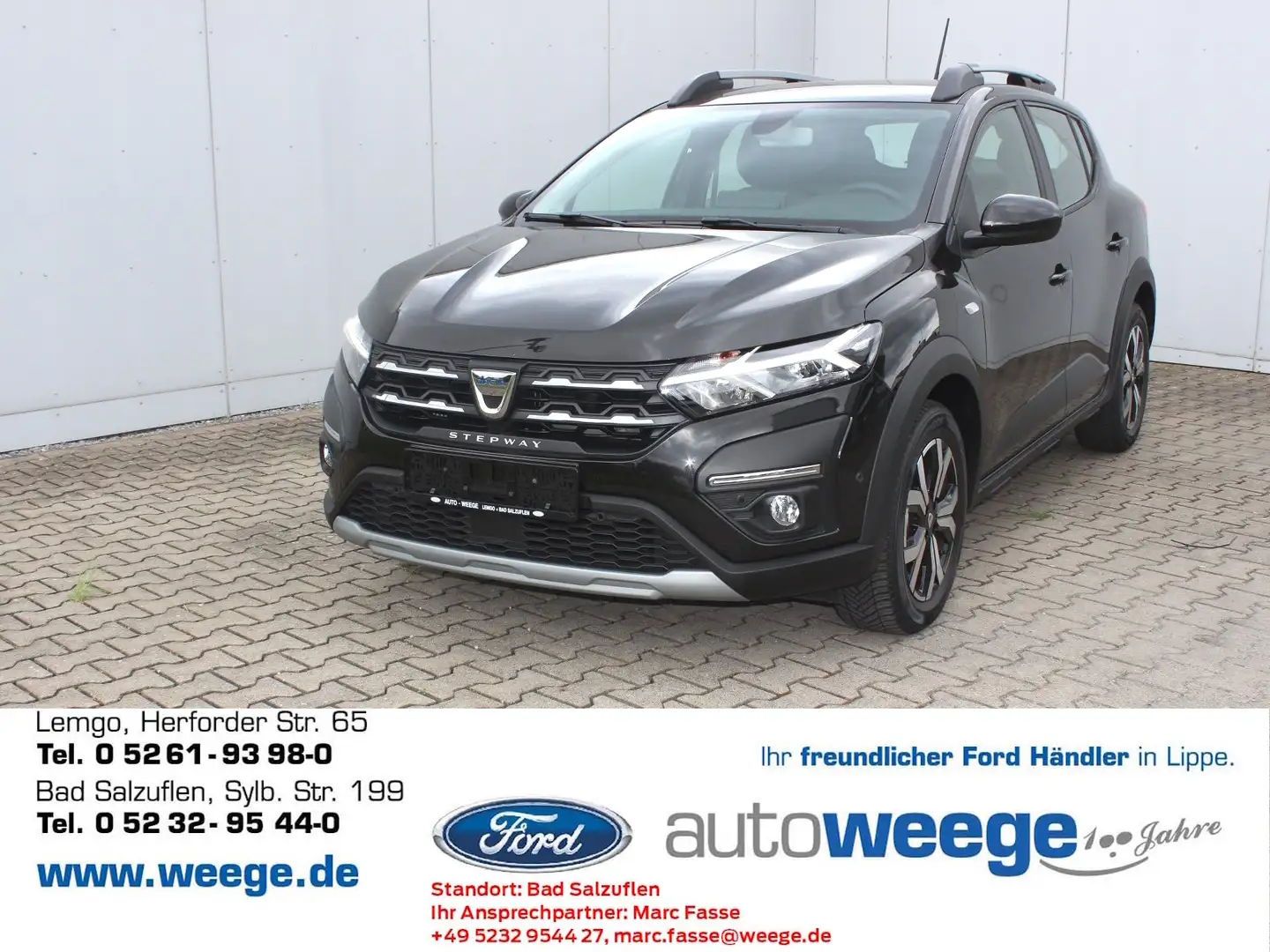 Dacia Sandero Stepway Comfort 1,0 TCe 90 Schwarz - 1