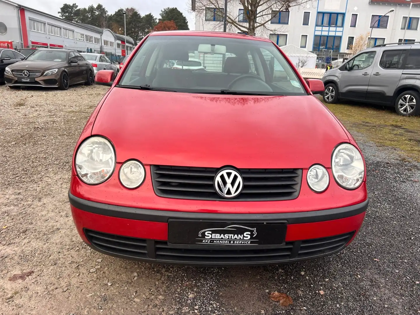 Volkswagen Polo 1.4 Highline Klimaauto. Tüv 01/26 Rot - 2