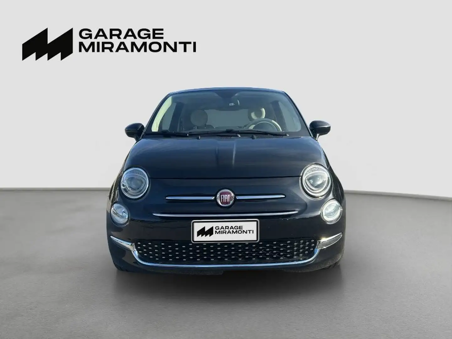Fiat 500 1.2 Lounge 69cv dualogic Zwart - 2