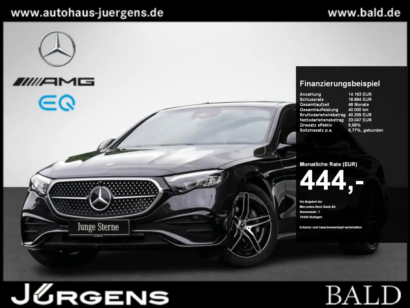 Mercedes-Benz E 200 AMG-Sport/LED/Cam/Pano/Night/Distr/Winter Gri - 1