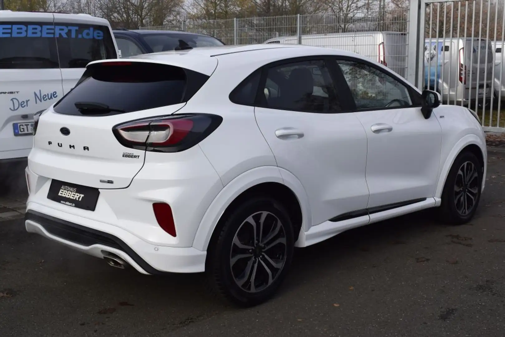 Ford Puma ST-LINE 1.0 Hybrid, AHK, Klima, Allwetter Weiß - 2
