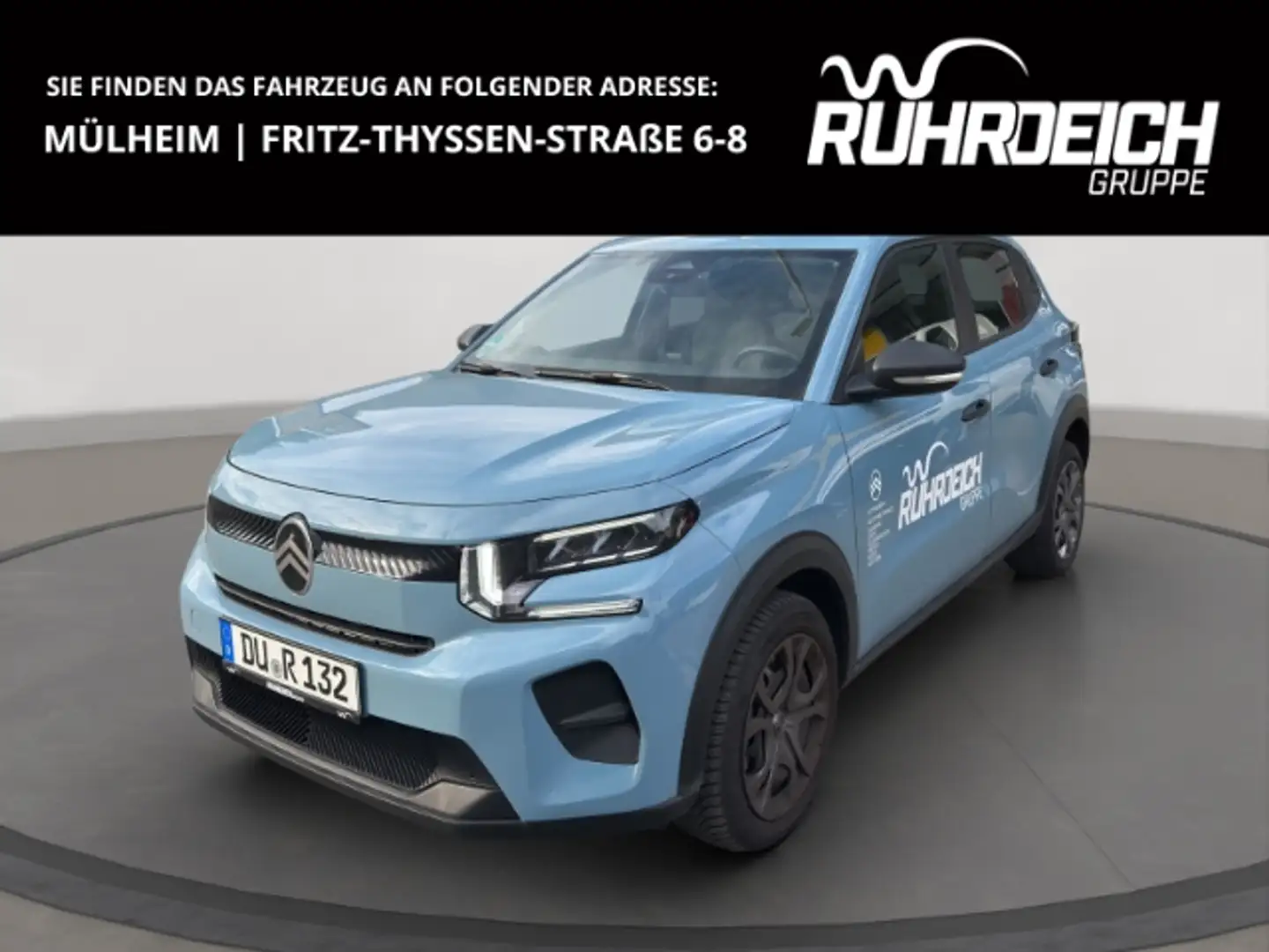 Citroen C3 Turbo 100 YOU HUD Spurhalteass. Verkehrszeichenerk Bleu - 1