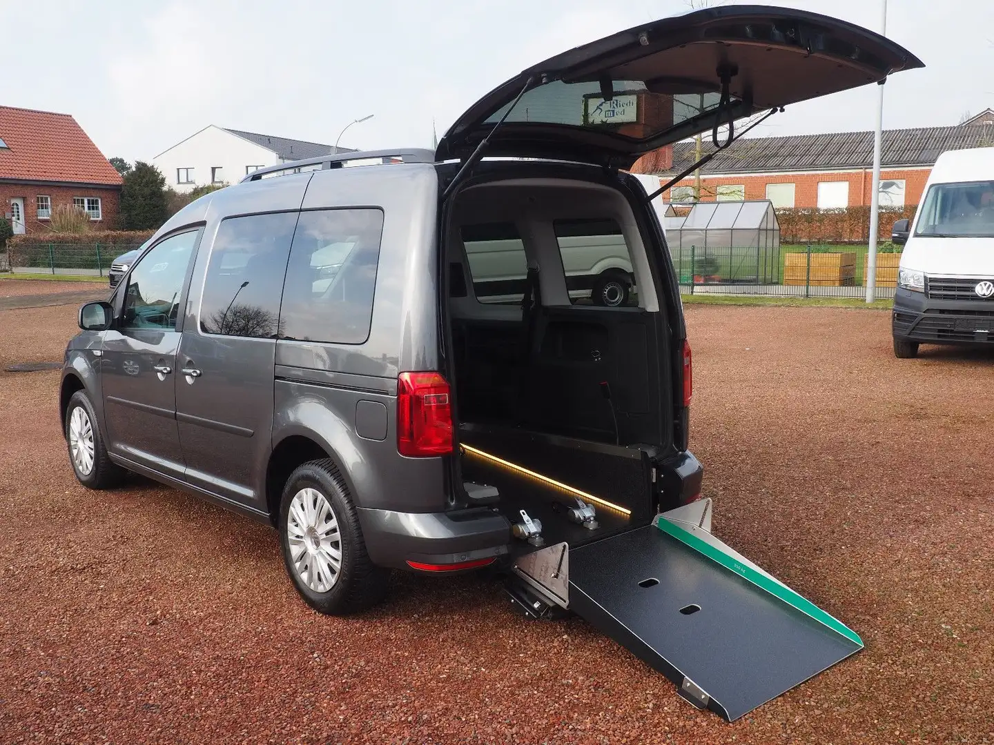 Volkswagen Caddy Klima Kamera Rollstuhlgerecht/Wenderampe Gris - 1