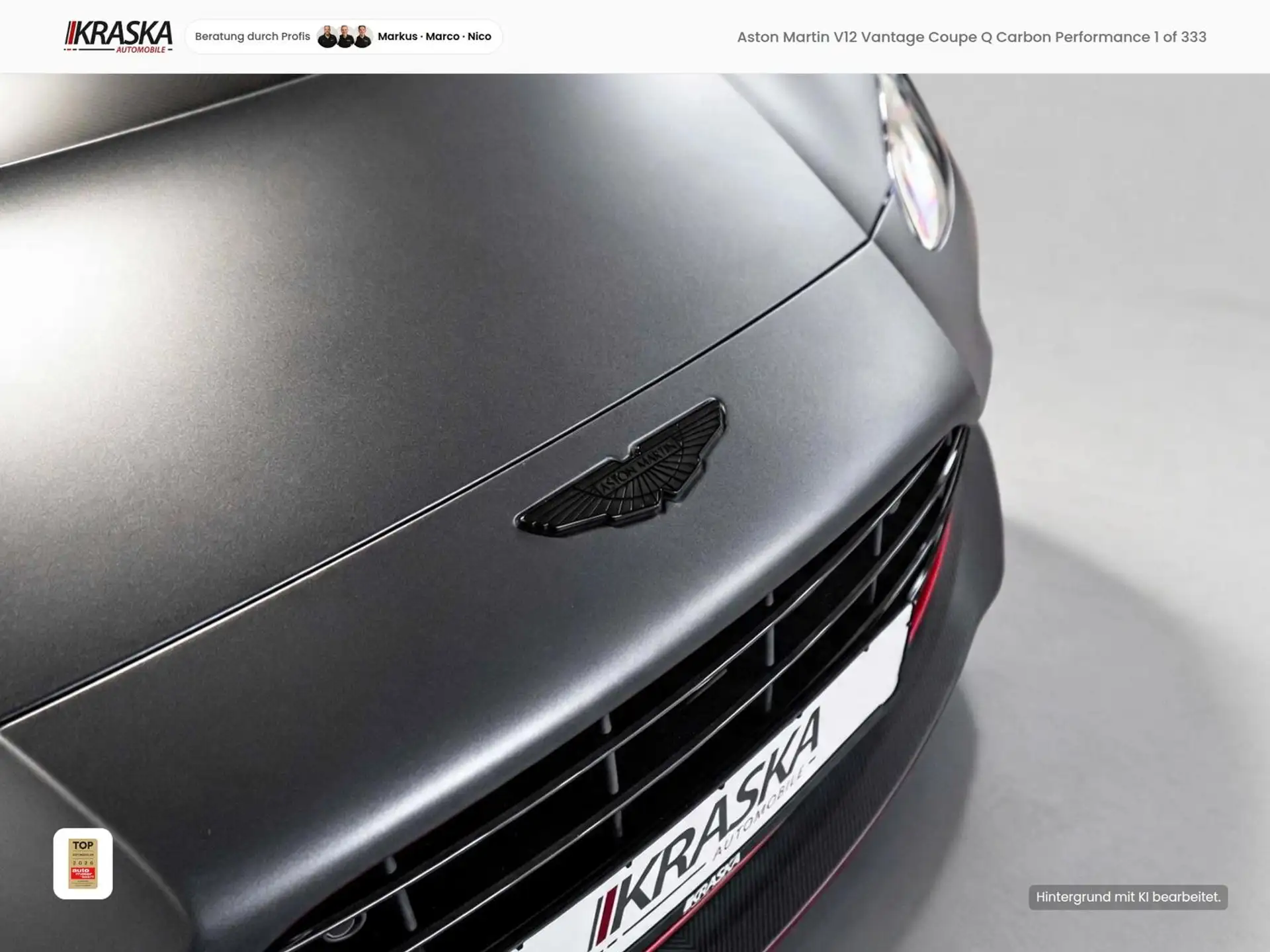 애스턴마틴 Coupe Q Carbon Performance 2023 건메탈 사진 3