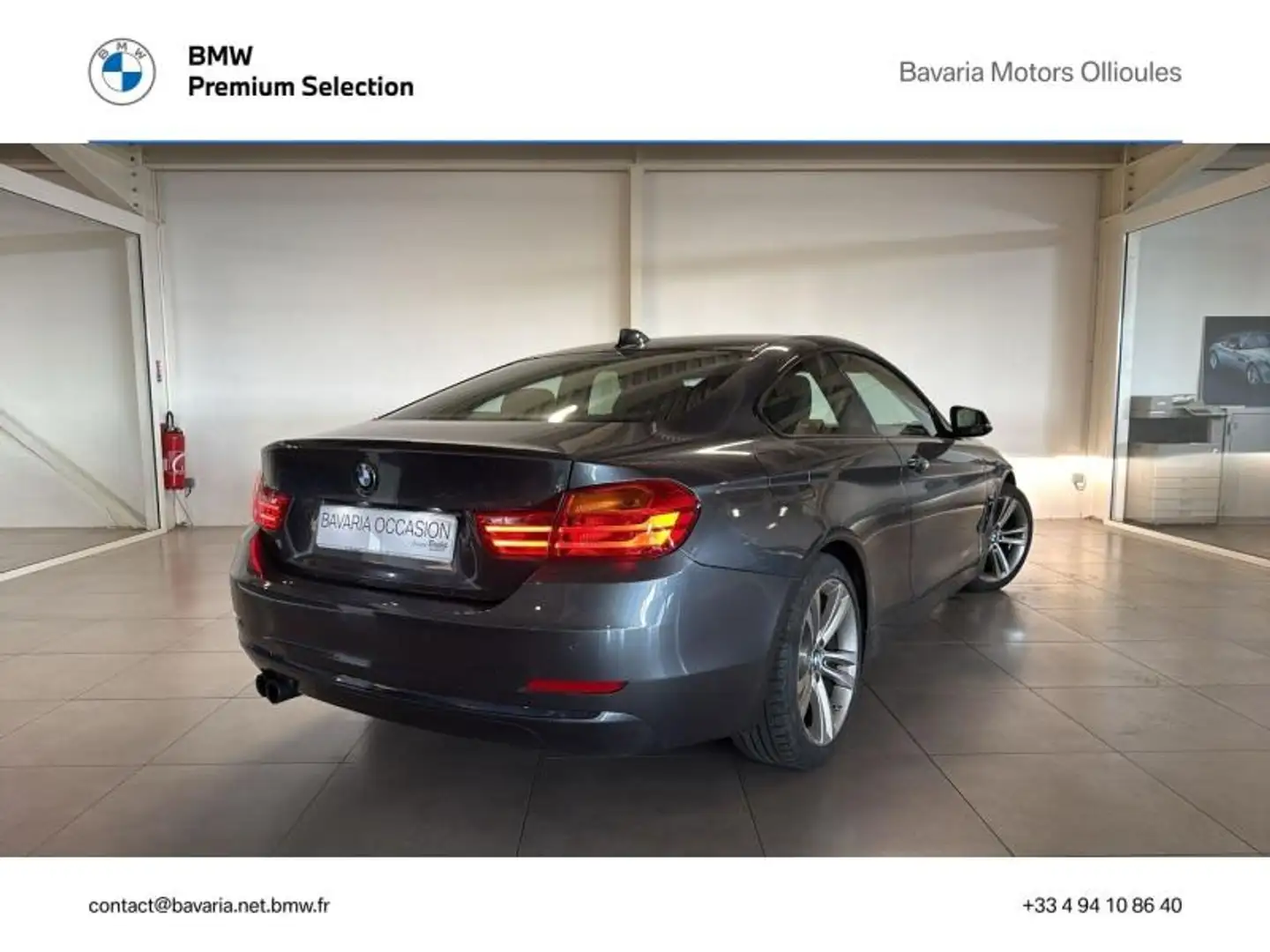 BMW 420 420iA 184ch Sport Gris - 2
