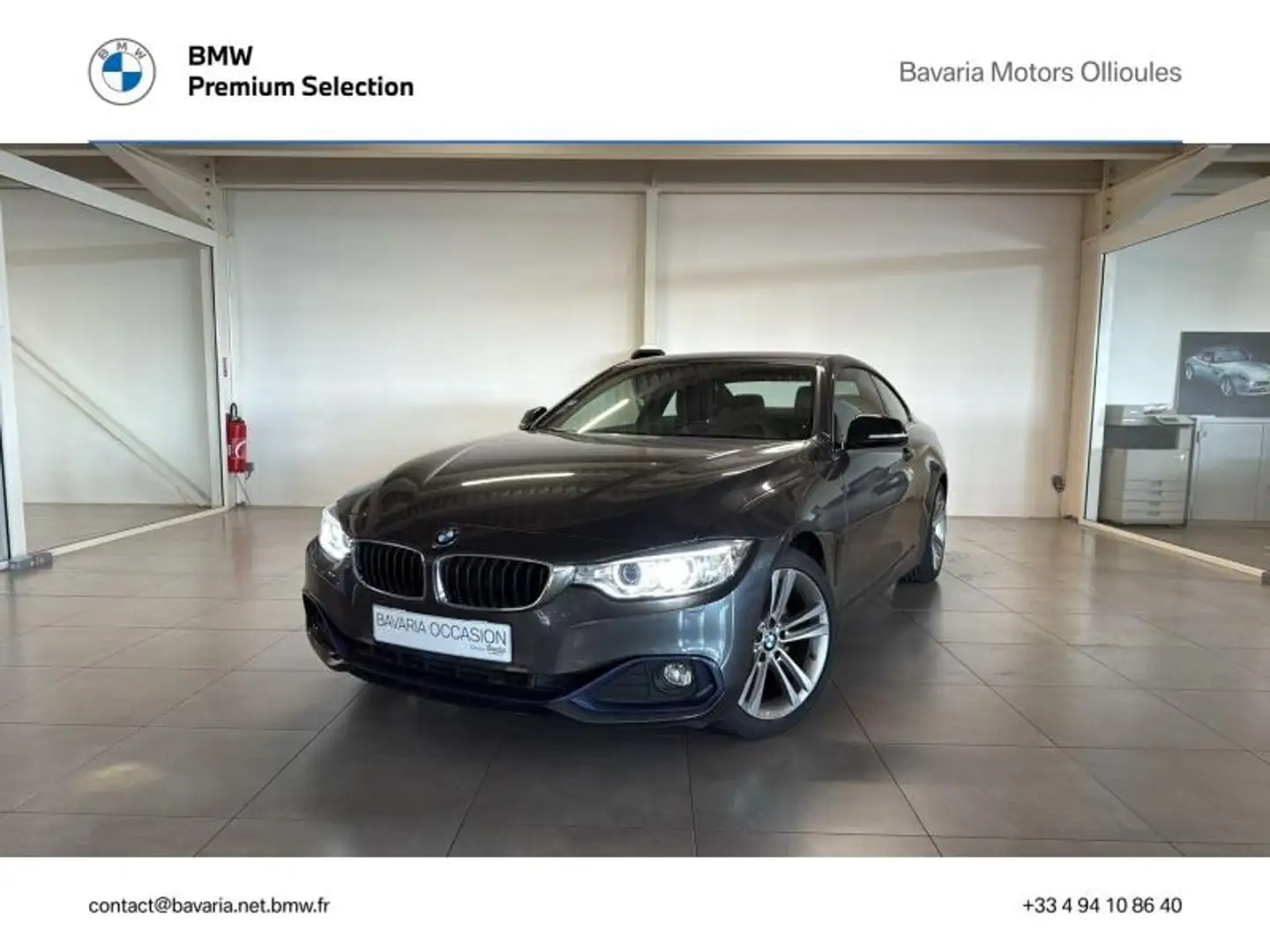 BMW 420 420iA 184ch Sport Gris - 1