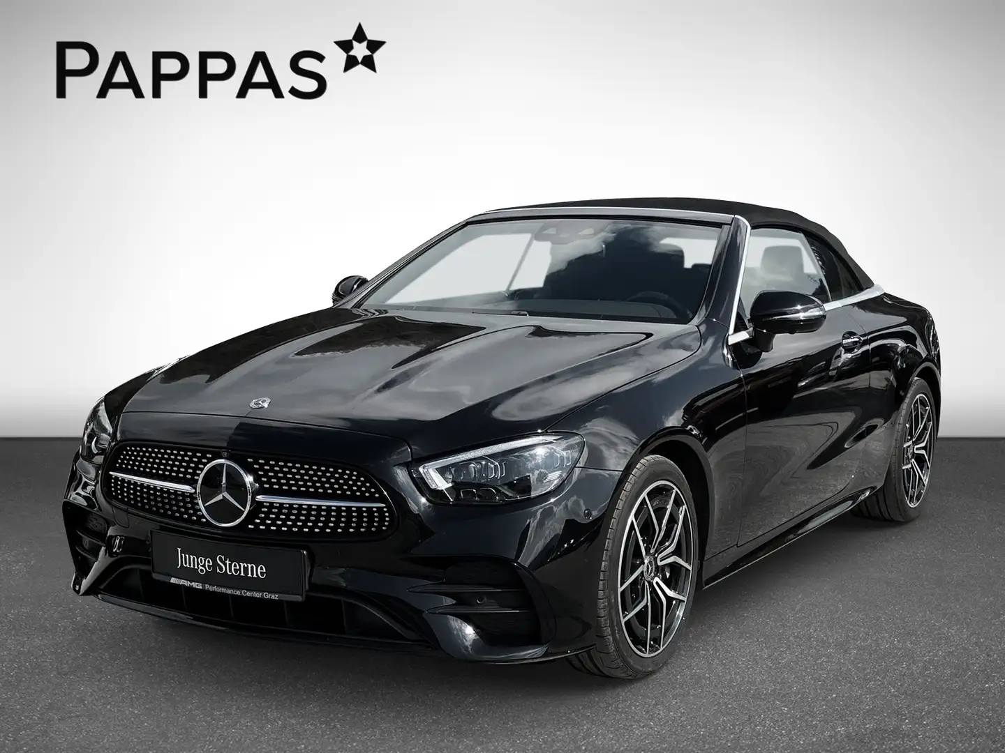 Mercedes-Benz E 450 4MATIC Cabriolet Navi LED PTS AUT Cam SHZ Schwarz - 2